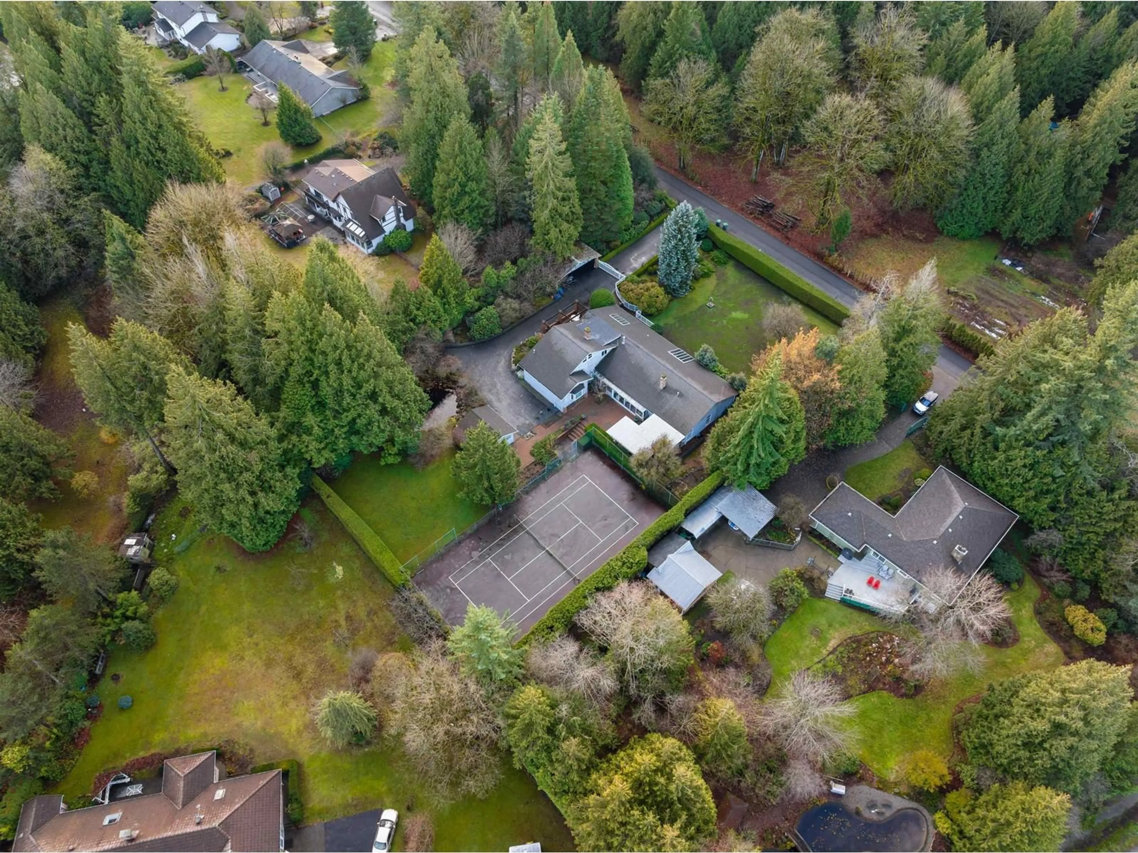 Frontside or backside of a home, the fenced backyard for 10276 173 STREET, Surrey British Columbia V4N4H8