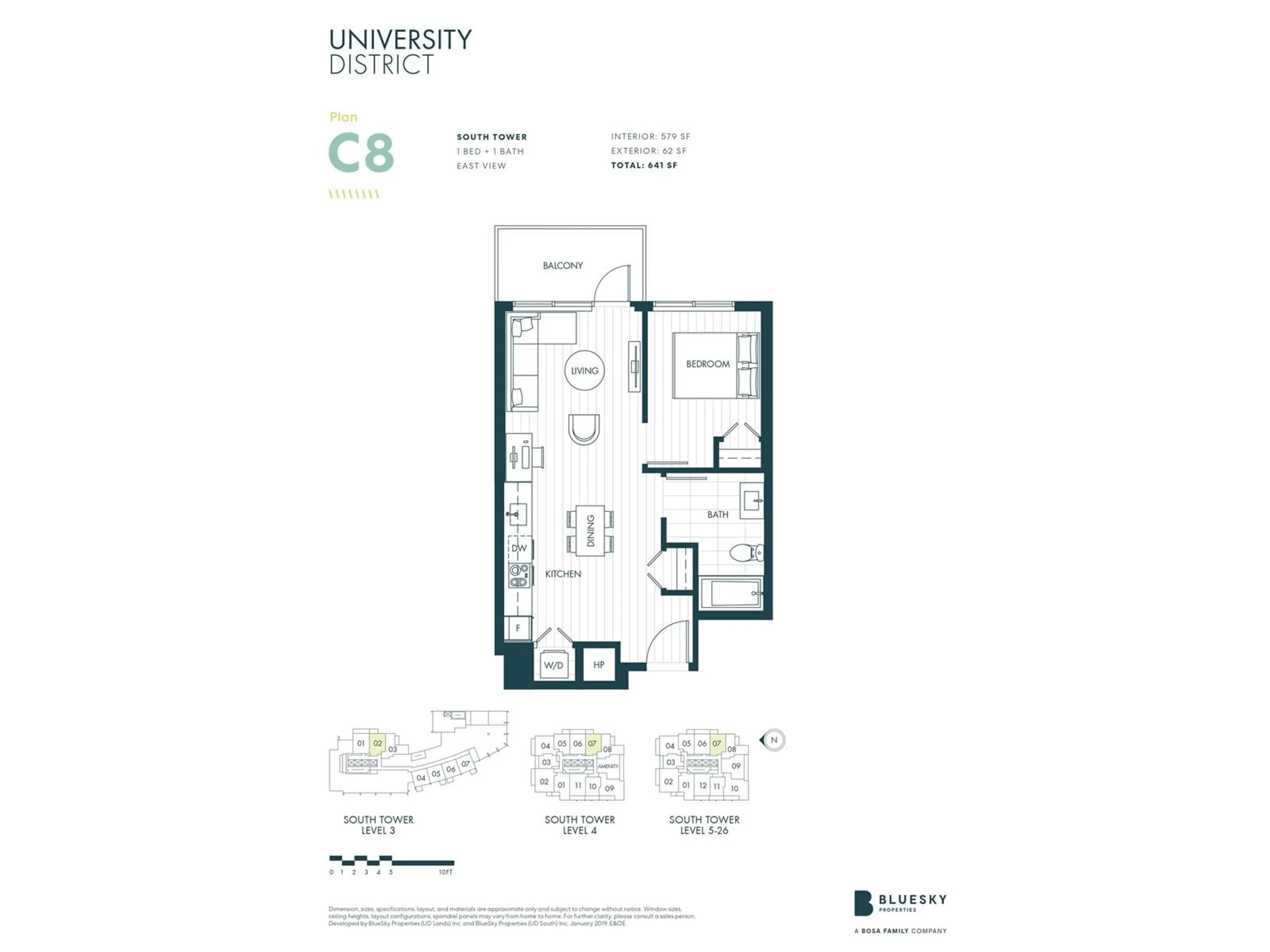 Floor plan for 302 10448 UNIVERSITY DRIVE, Surrey British Columbia V3T0S7