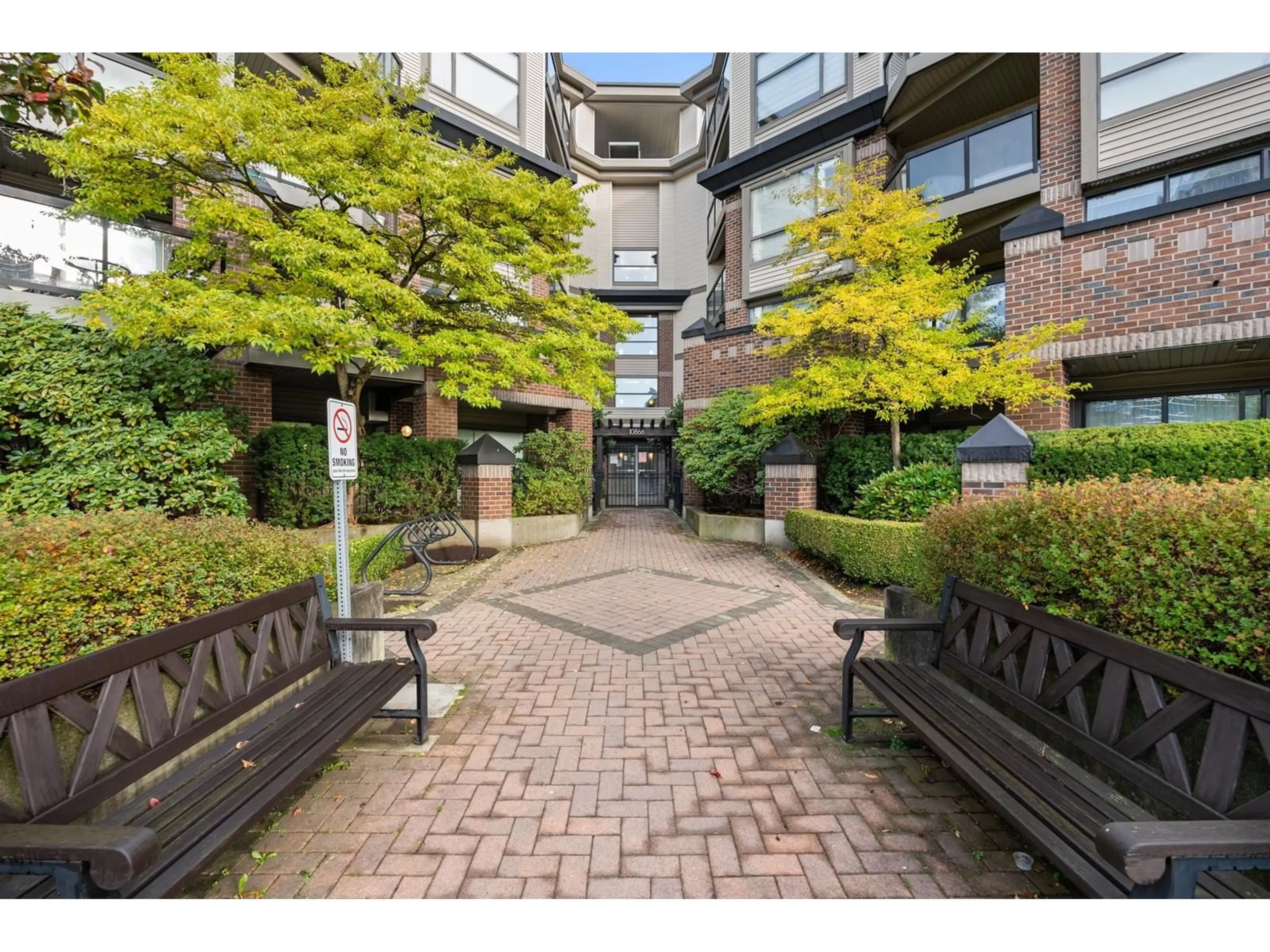 A pic from exterior of the house or condo, the street view for 208 10866 CITY PARKWAY, Surrey British Columbia V3T2W9