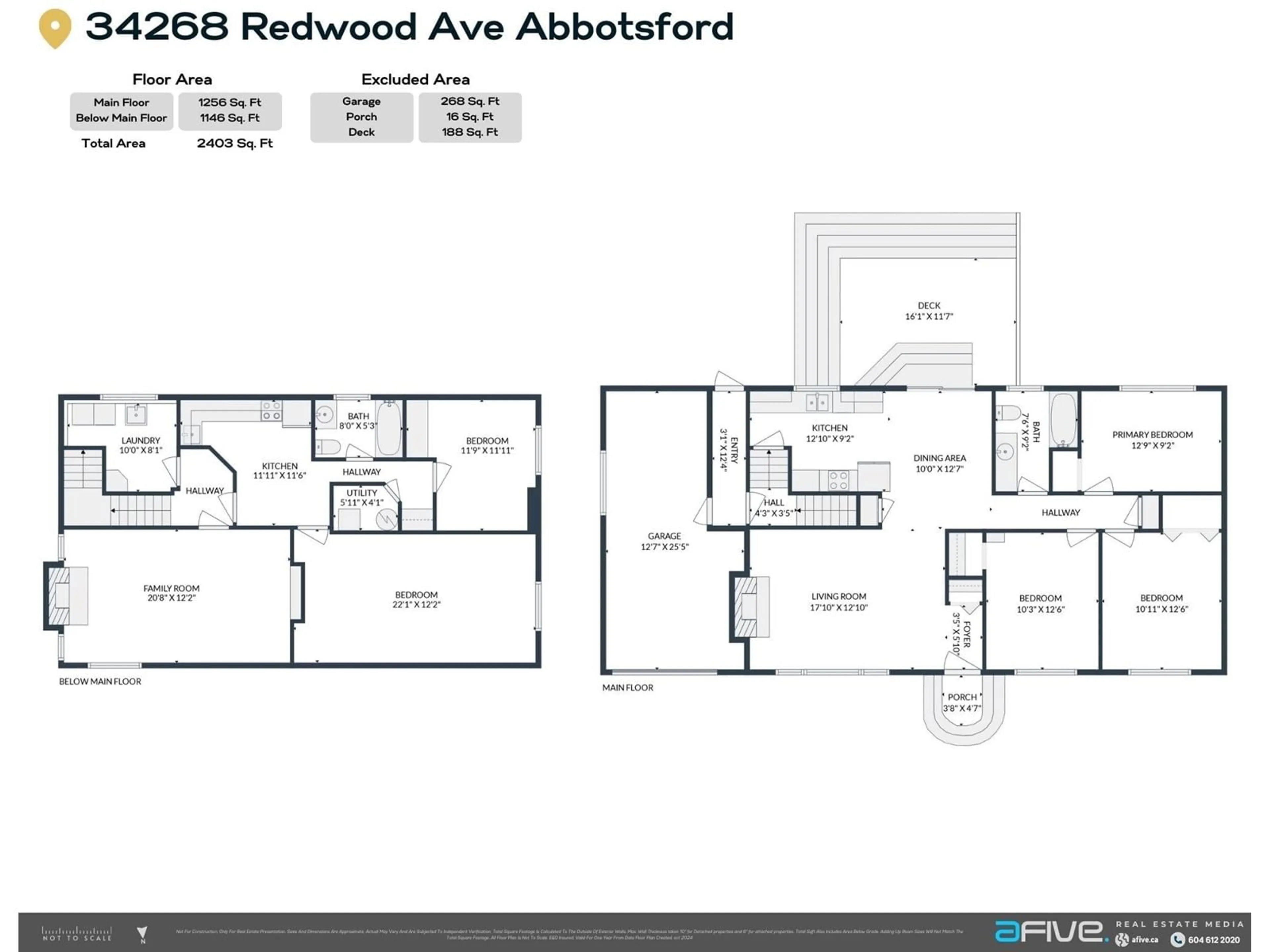 Floor plan for 34268 REDWOOD AVENUE, Abbotsford British Columbia V2S2T7