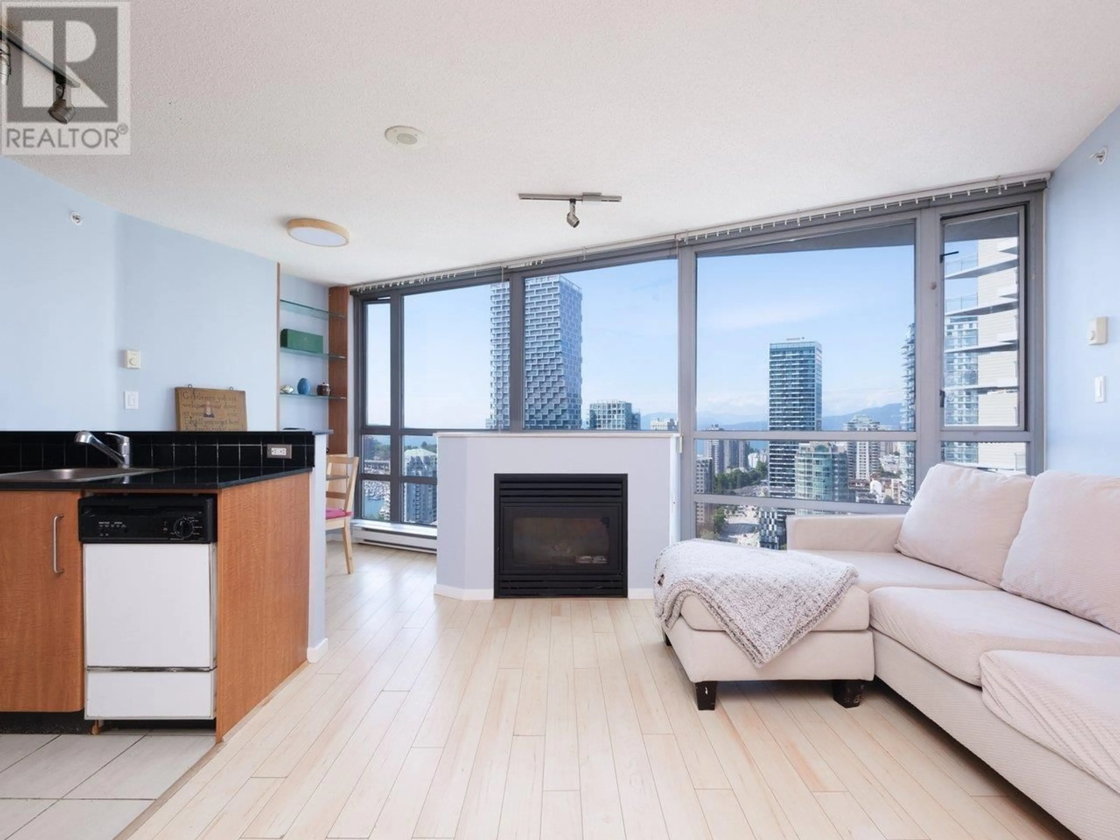 Living room, wood floors for 3005 501 PACIFIC STREET, Vancouver British Columbia V6Z2X6