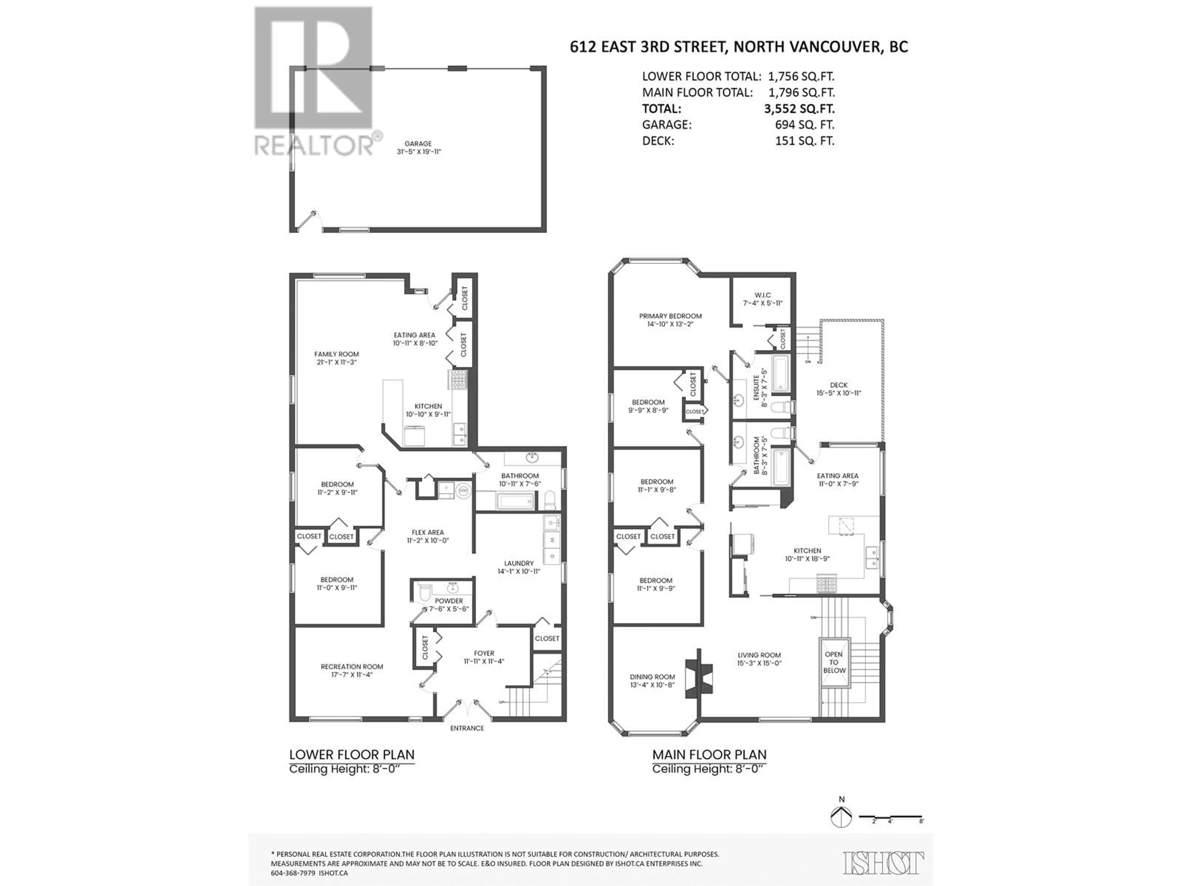 Floor plan for 612 E 3RD STREET, North Vancouver British Columbia V7L1G7