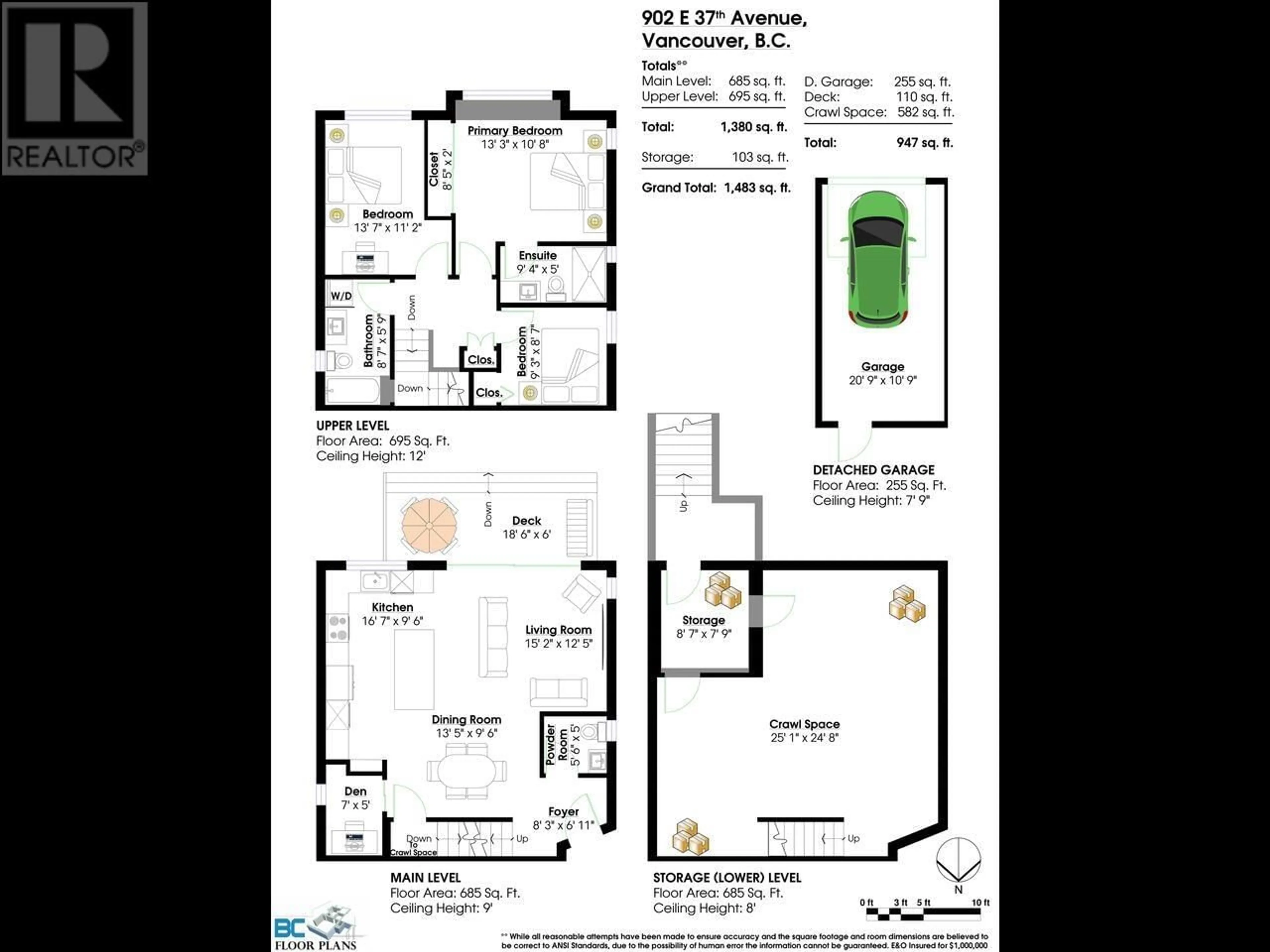 Floor plan for 902 E 37TH AVENUE, Vancouver British Columbia V5W1G2