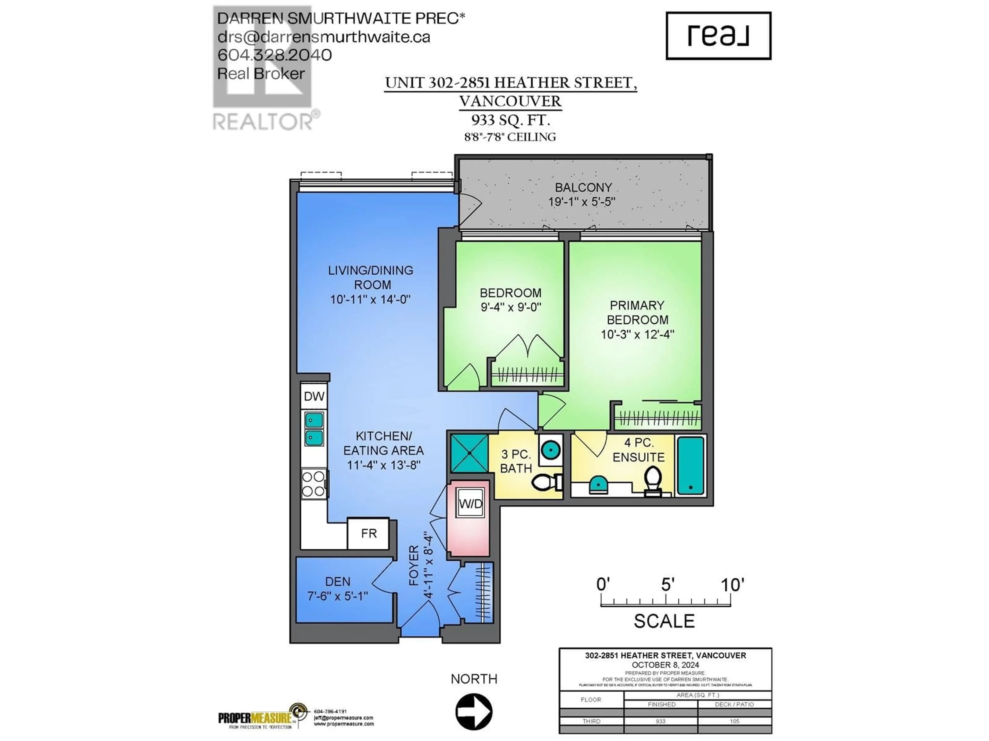 Floor plan for 302 2851 HEATHER STREET, Vancouver British Columbia V5Z0A2