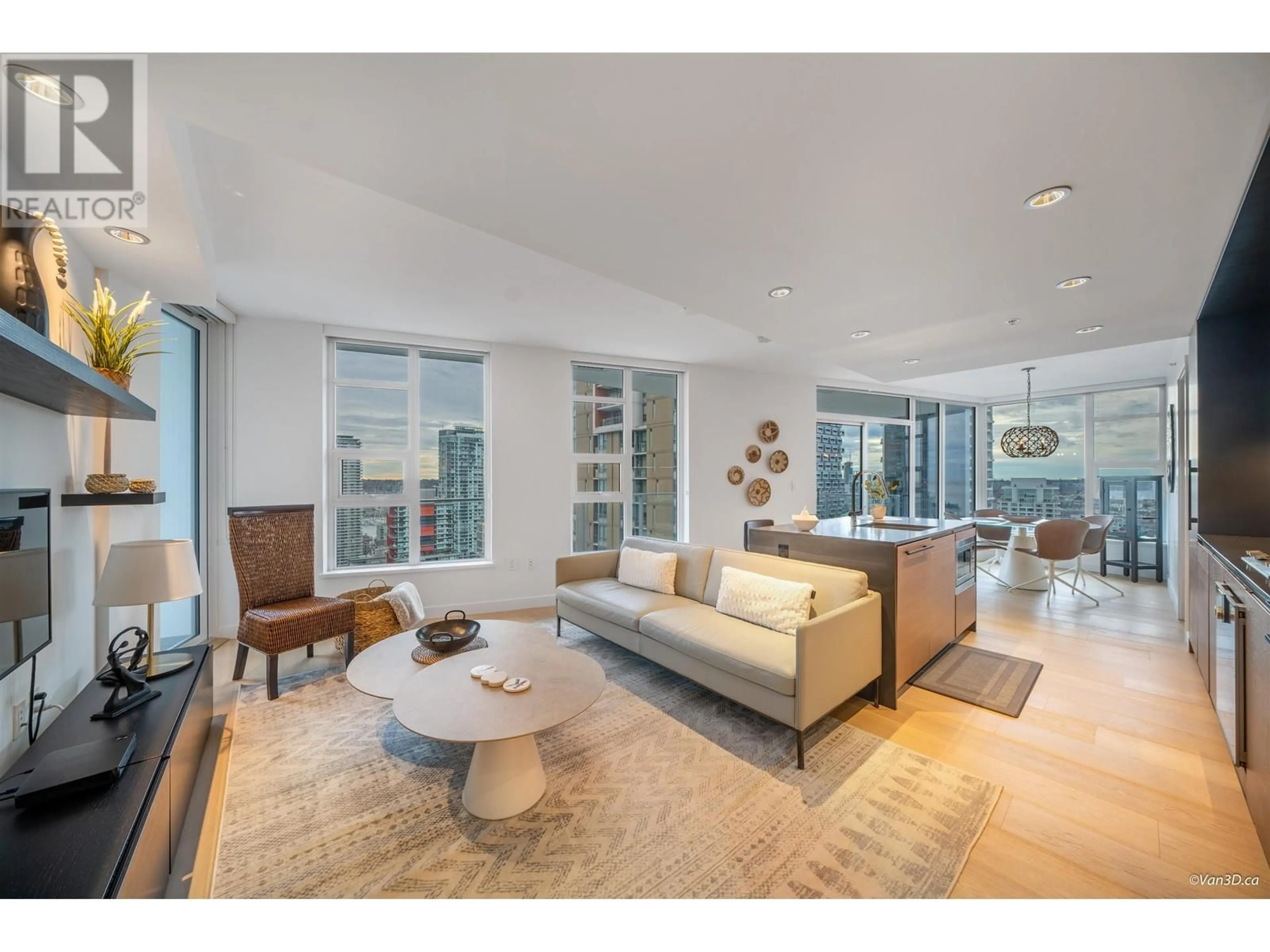 Living room, wood floors for 2811 1289 HORNBY STREET, Vancouver British Columbia V6Z0G7