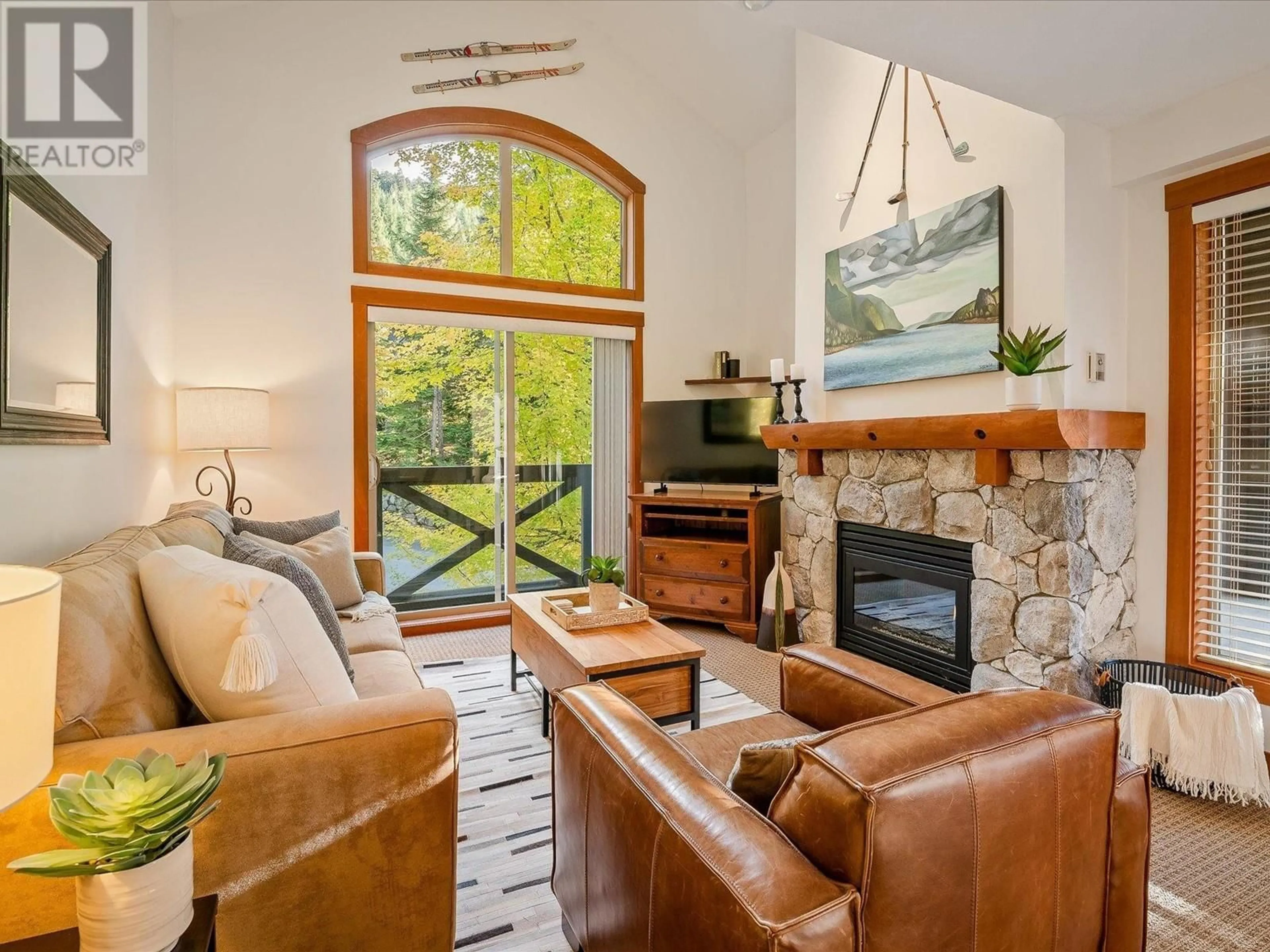 Living room, wood floors for 414 4660 BLACKCOMB WAY, Whistler British Columbia V8E0Y8