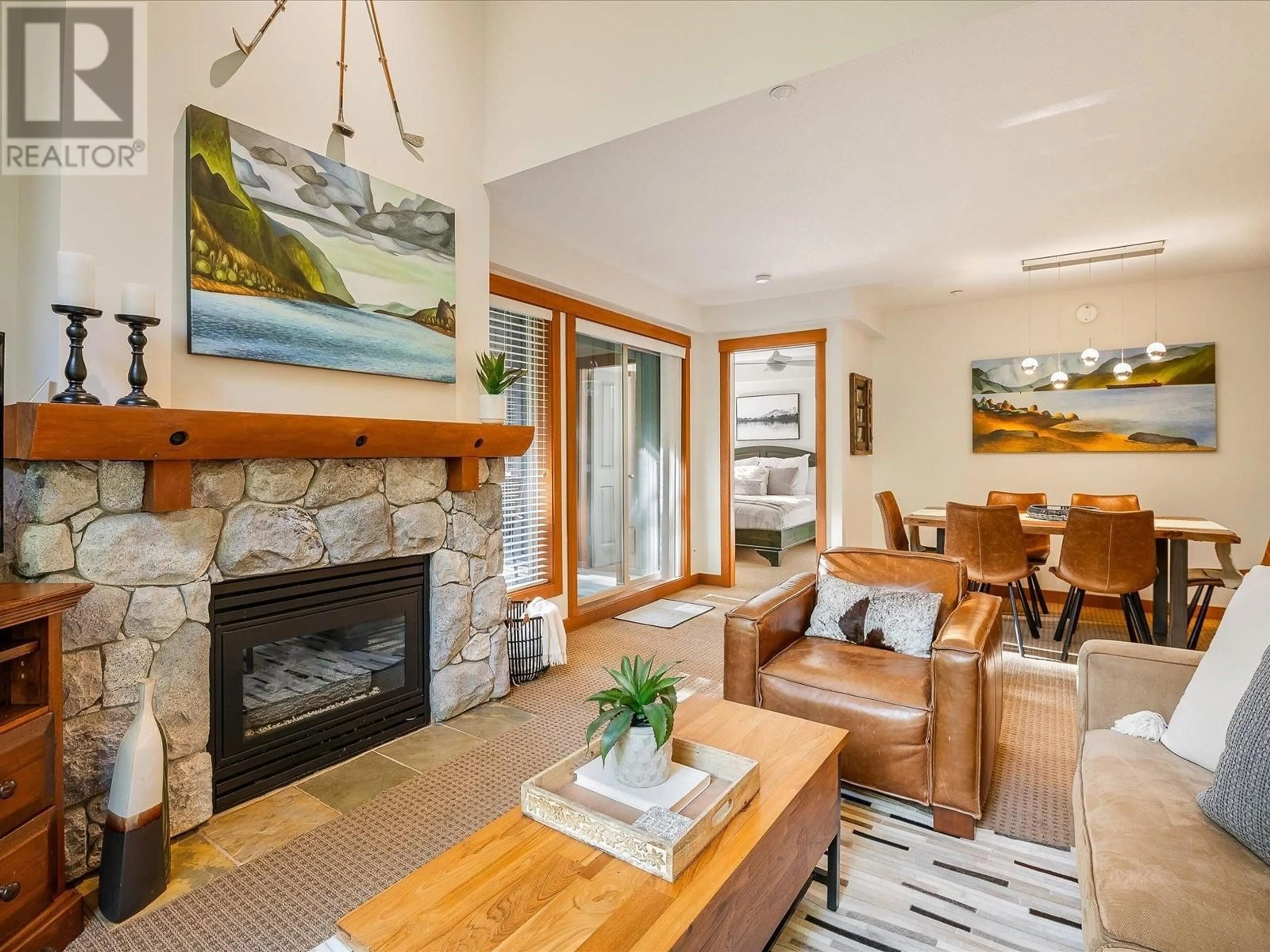 Living room, wood floors for 414 4660 BLACKCOMB WAY, Whistler British Columbia V8E0Y8