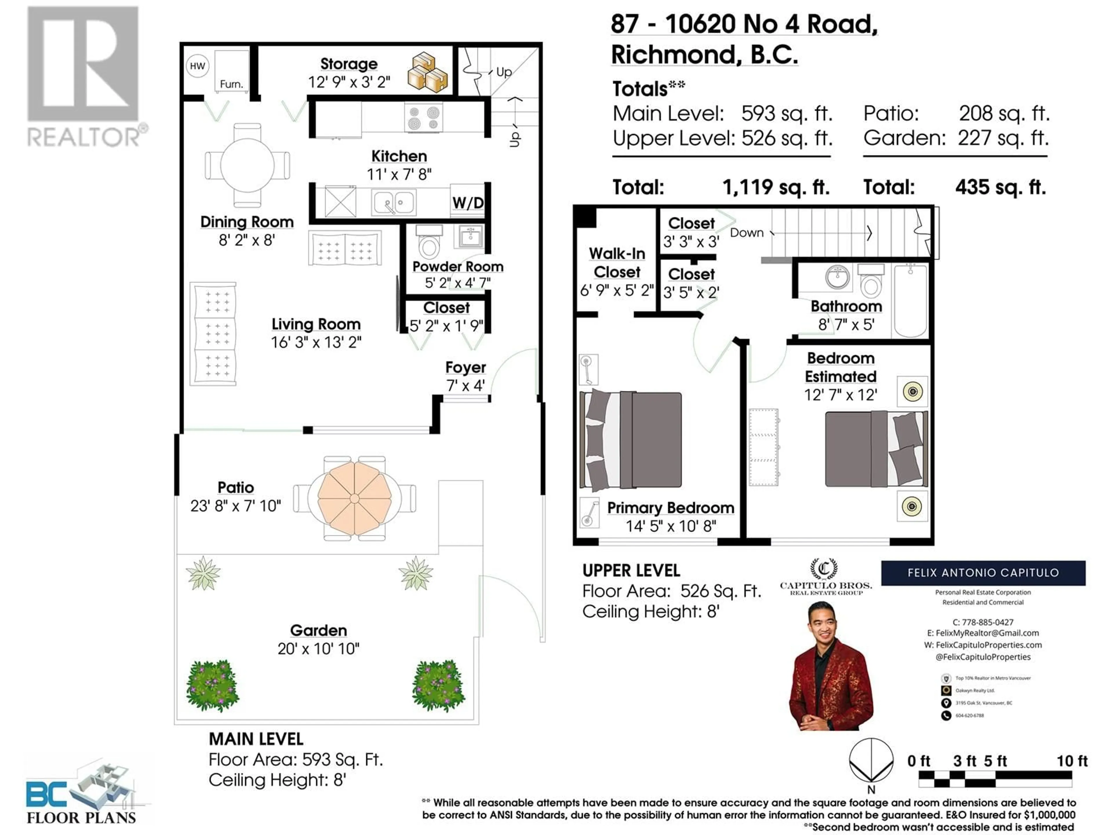 Floor plan for 87 10620 NO 4 ROAD, Richmond British Columbia V7A2Z7