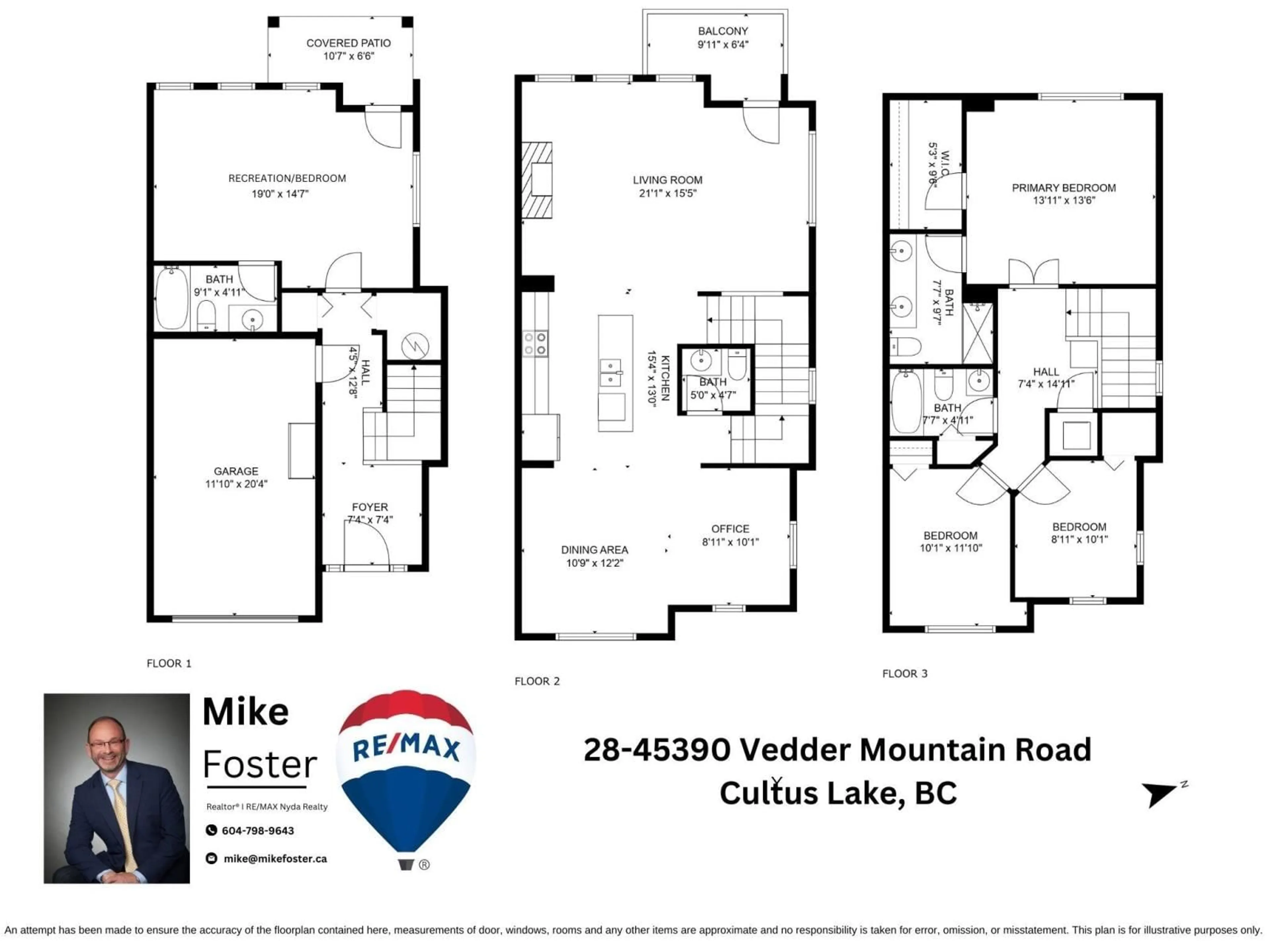 Floor plan for 28 45390 VEDDER MOUNTAIN ROAD, Cultus Lake British Columbia V2R0P6