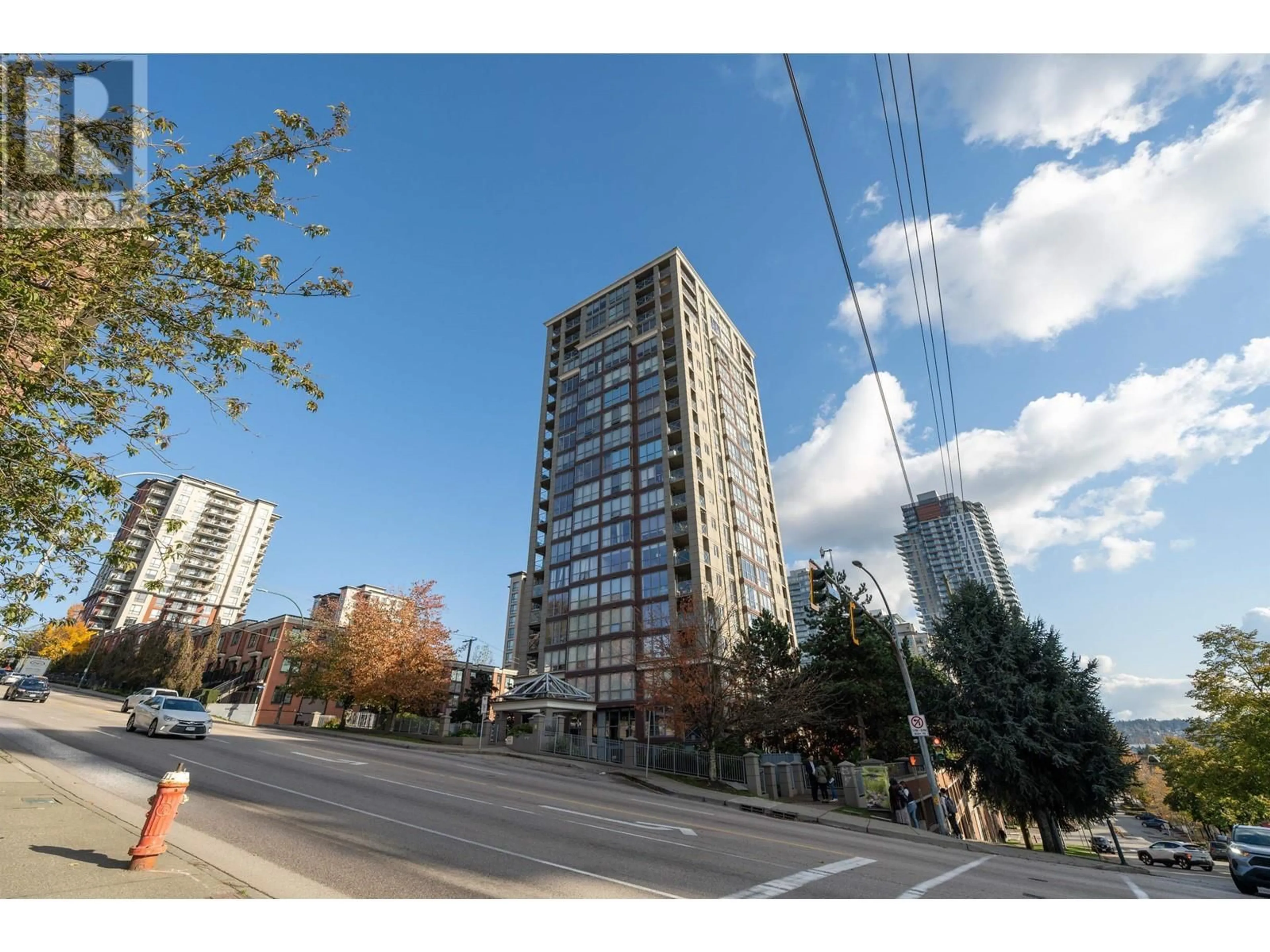 A pic from exterior of the house or condo, the street view for 1201 850 ROYAL AVENUE, New Westminster British Columbia V3M1A6