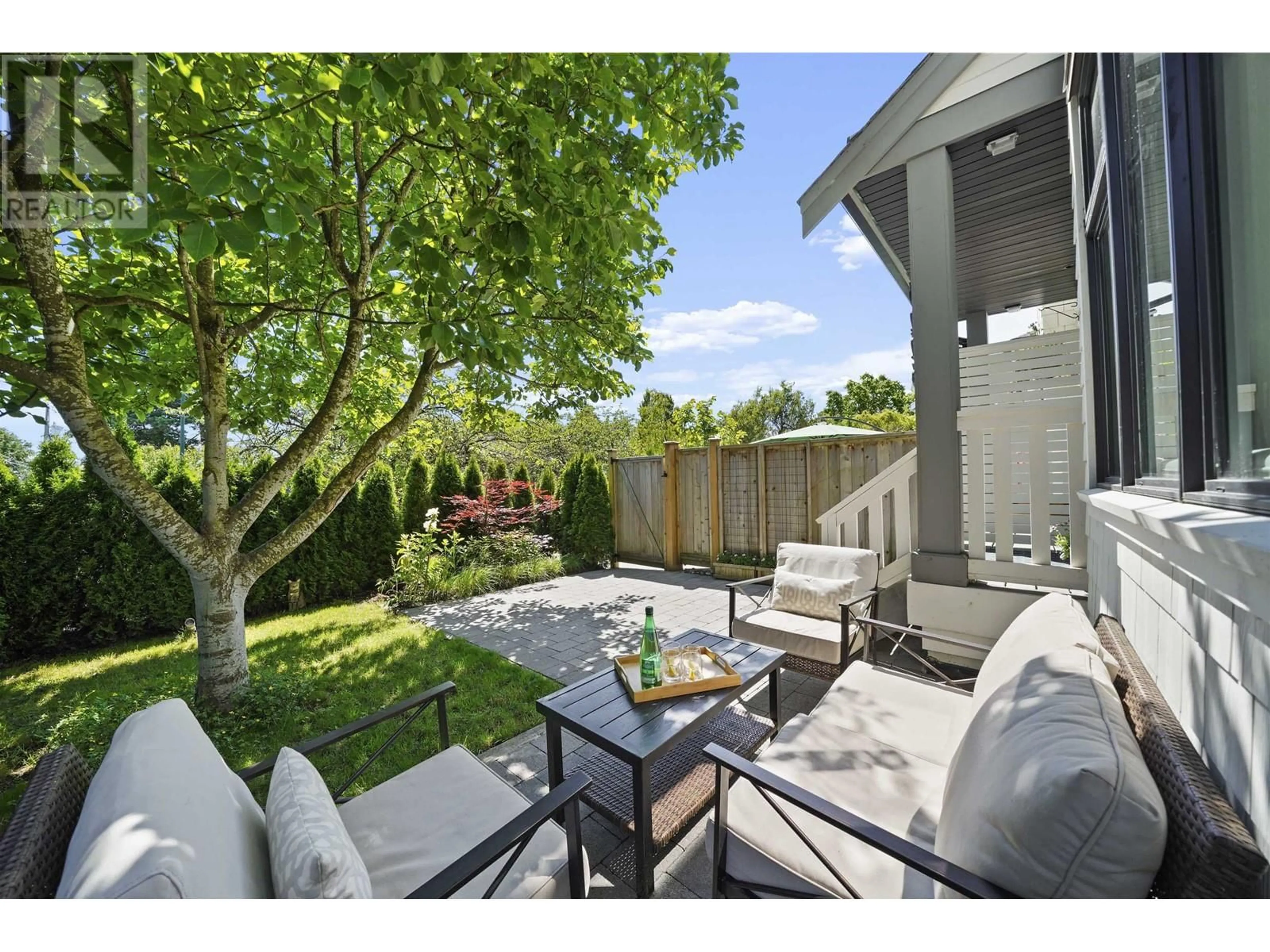 Patio, the fenced backyard for 3223 ST. CATHERINES STREET, Vancouver British Columbia V5V4K6