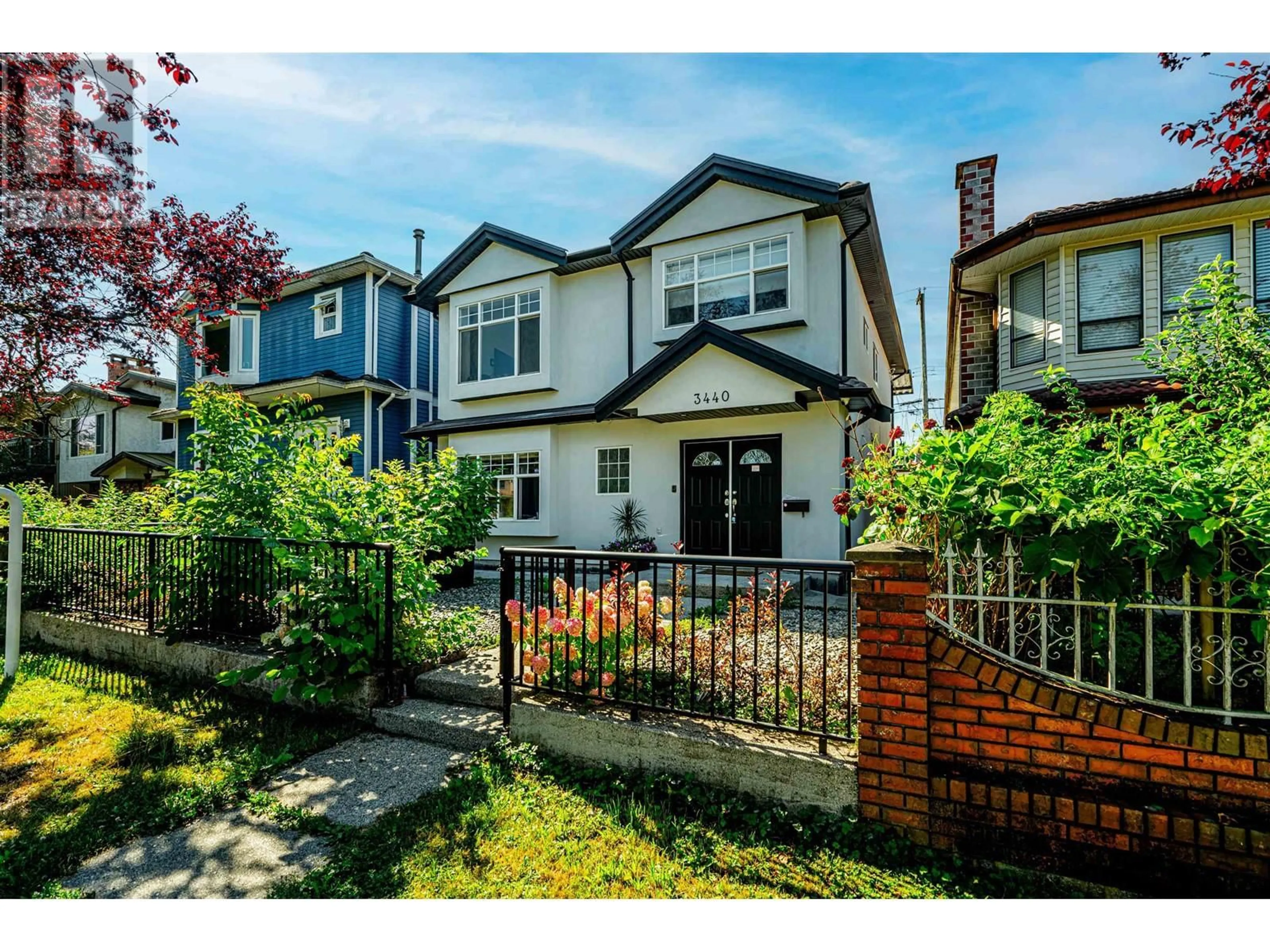 Frontside or backside of a home, the fenced backyard for 3440 E 25TH AVENUE, Vancouver British Columbia V5R1K1