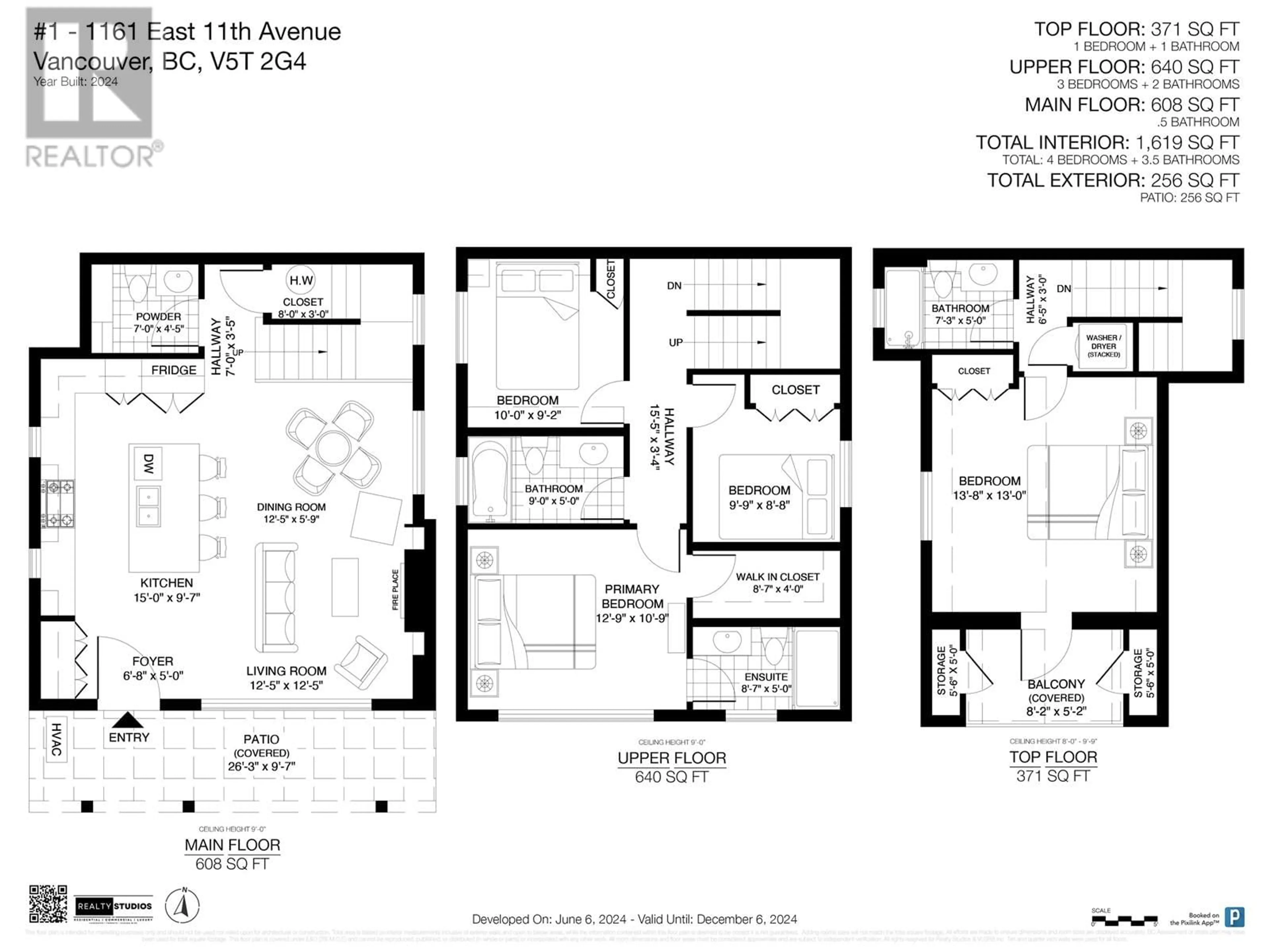 Floor plan for 1161 E 11TH AVENUE, Vancouver British Columbia V5T2G4