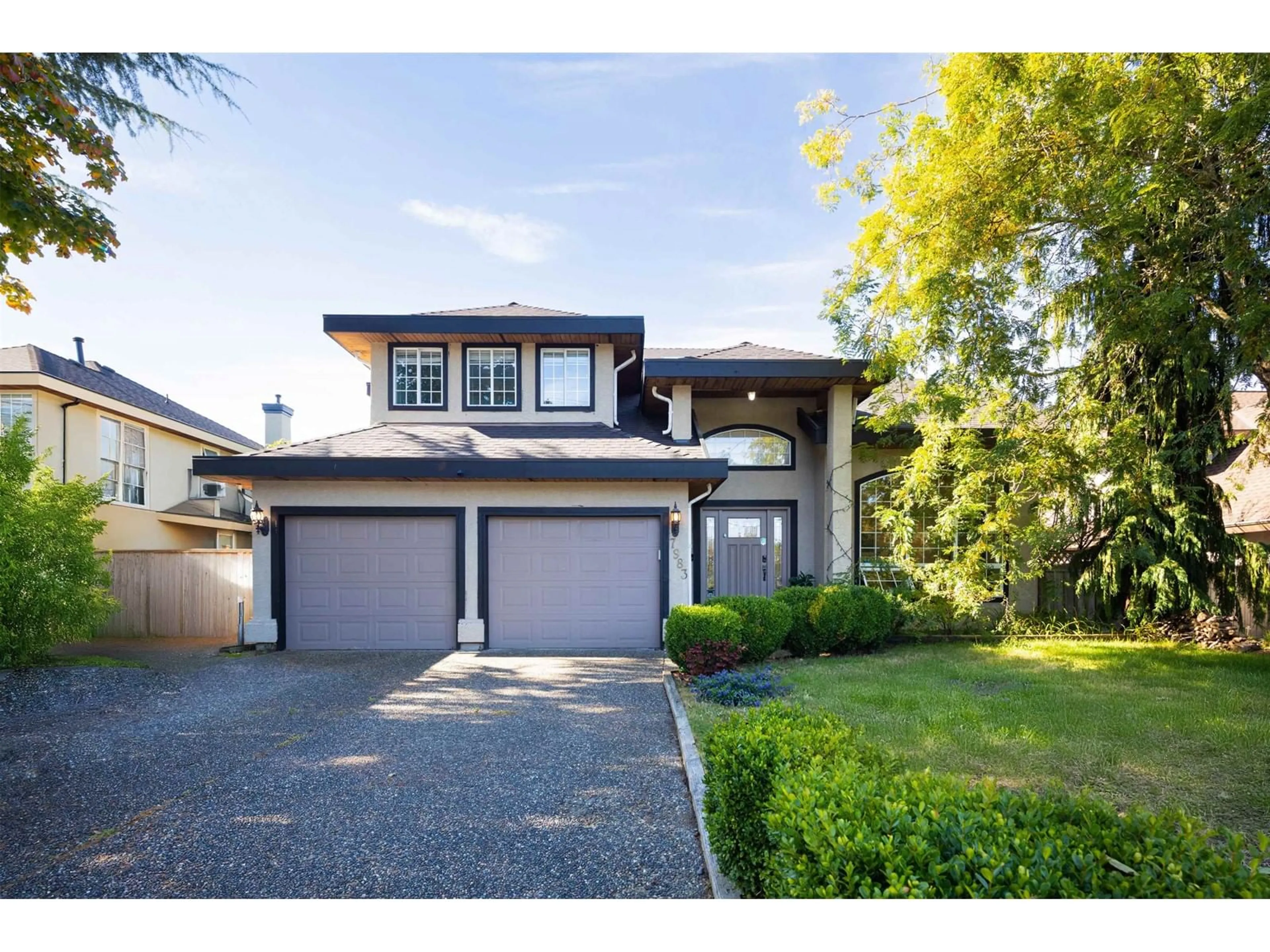 Frontside or backside of a home, the street view for 7983 164 STREET, Surrey British Columbia V4N0M6