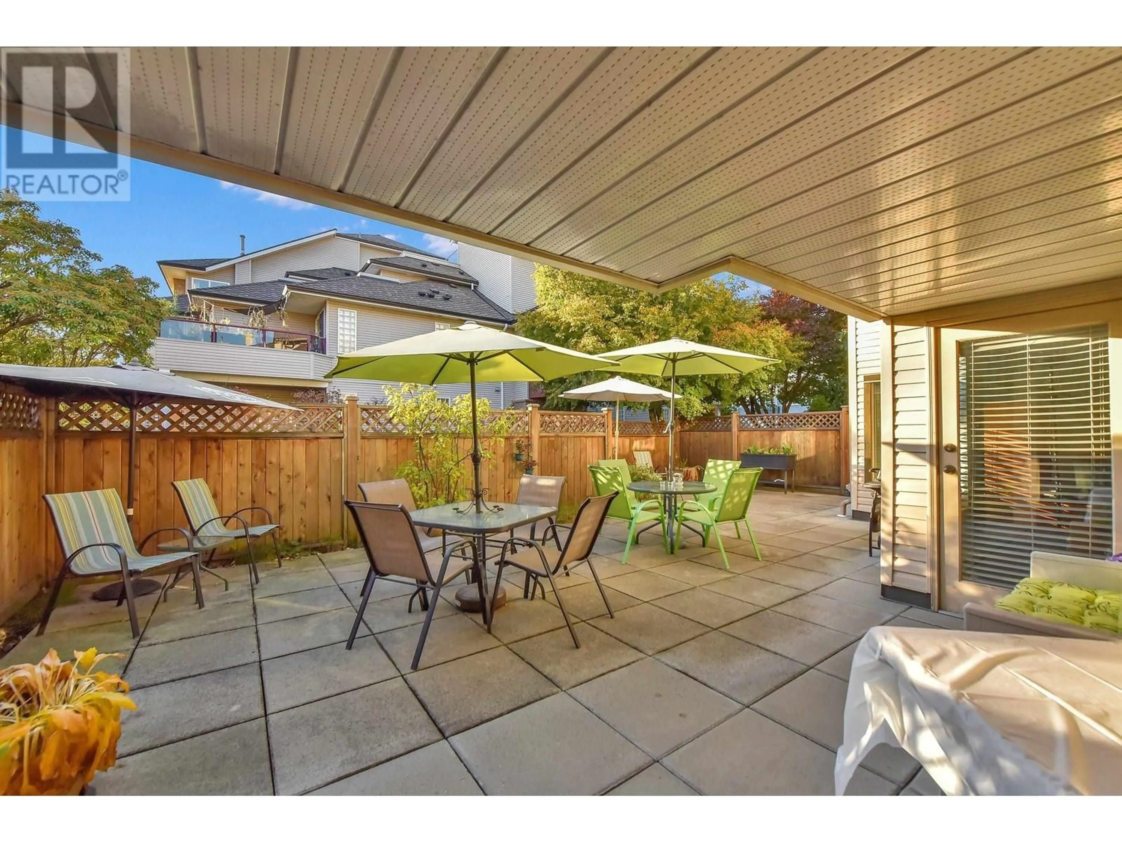 Patio, the fenced backyard for 110 1955 SUFFOLK AVENUE, Port Coquitlam British Columbia V3B1H3