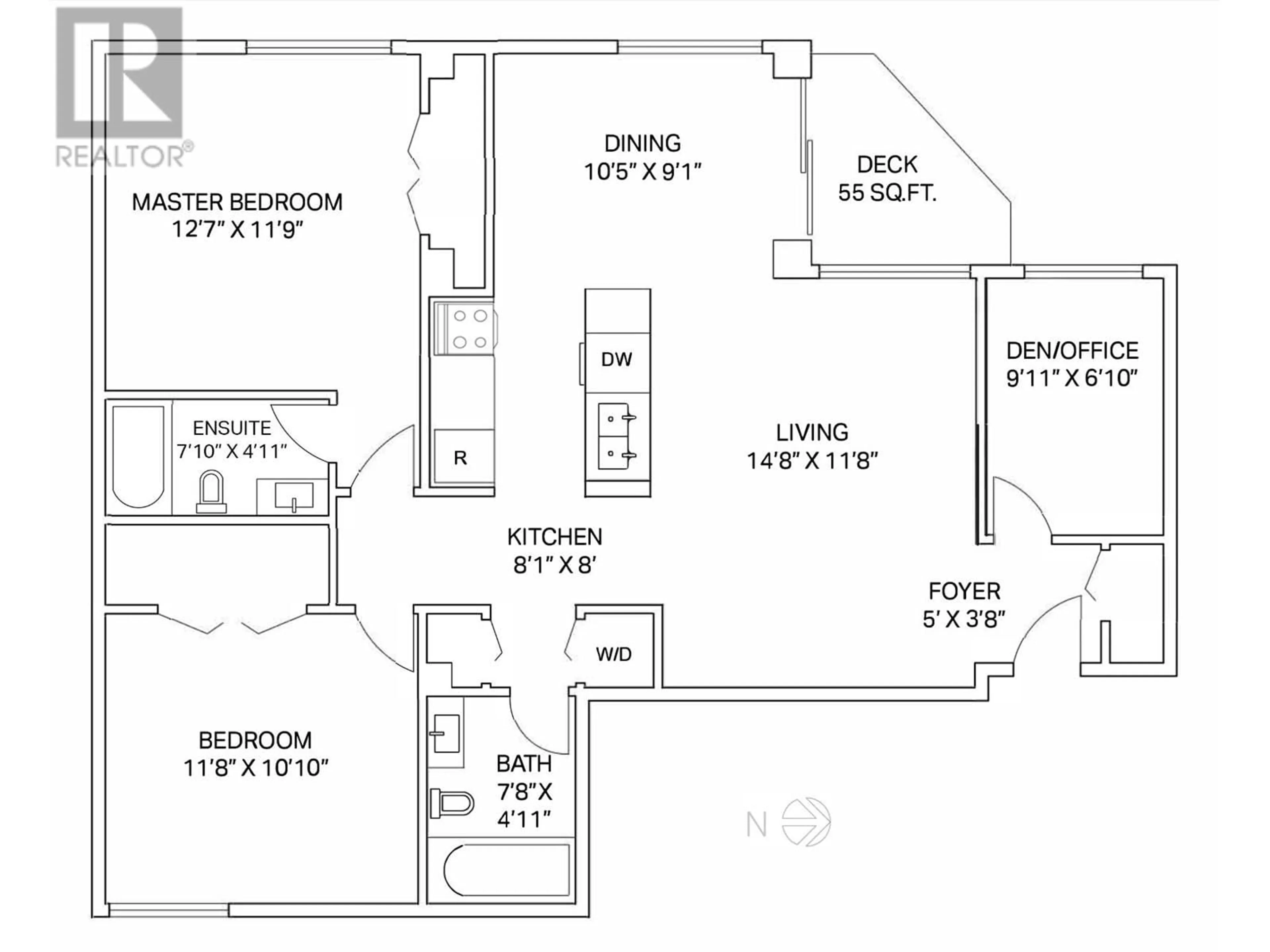 Floor plan for 305 1510 W 1ST AVENUE, Vancouver British Columbia V6J4S3