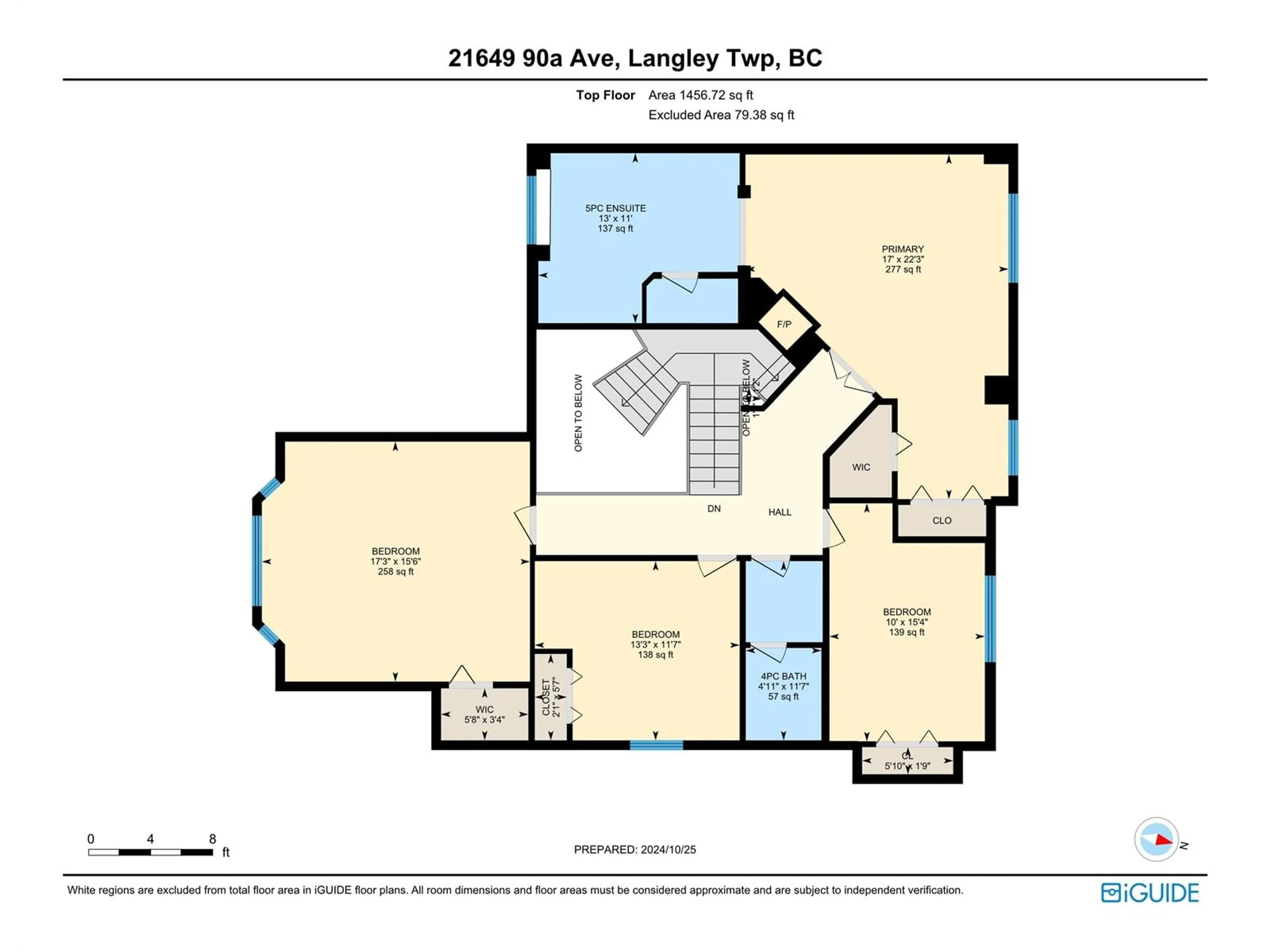 Floor plan for 21649 90A AVENUE, Langley British Columbia V1M4C8