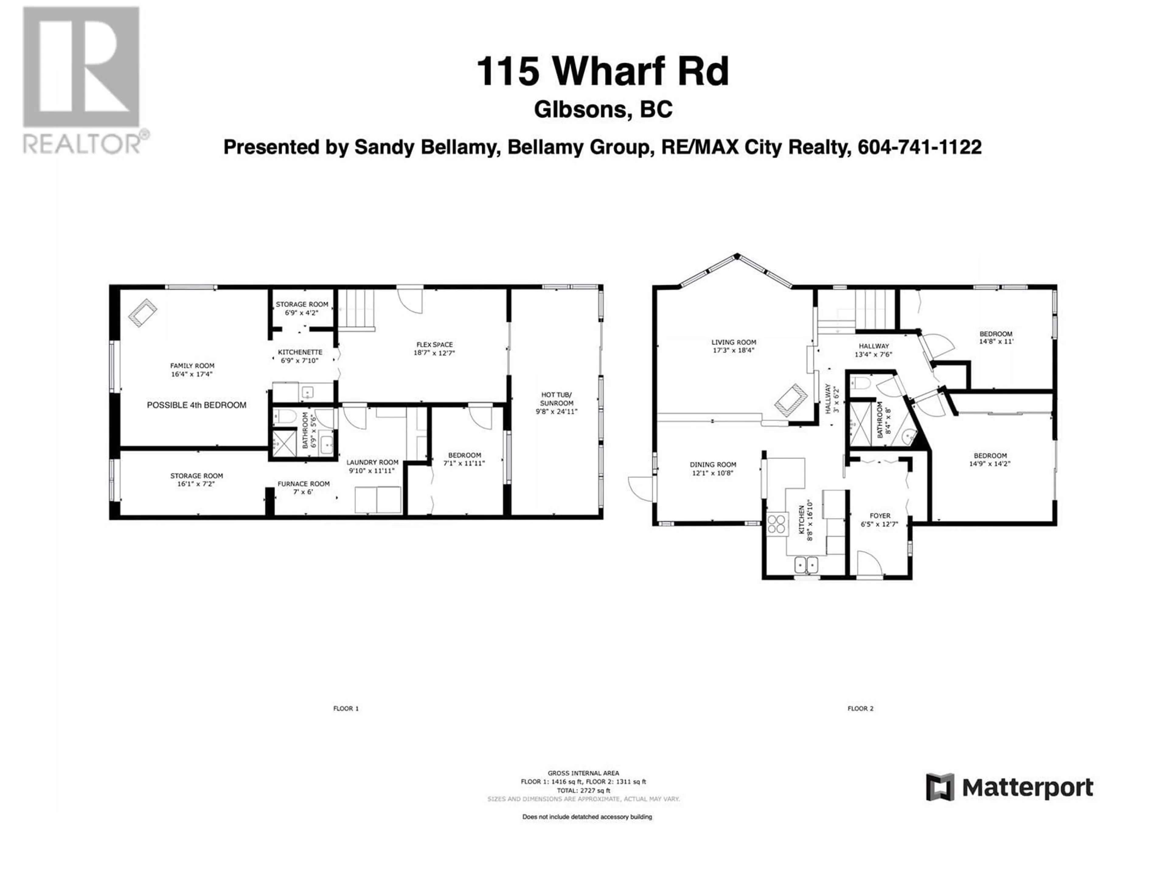 Floor plan for 115 WHARF ROAD, Gibsons British Columbia V0N1V6