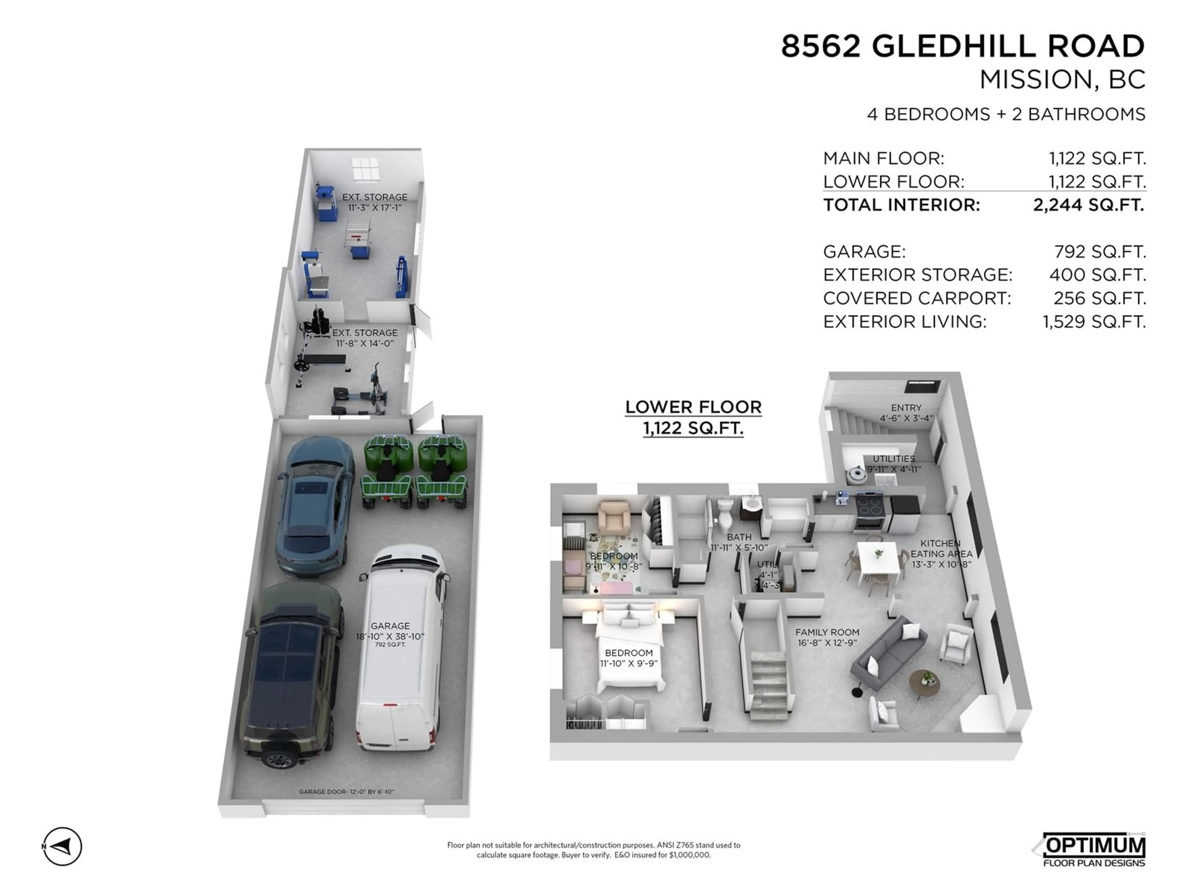 Floor plan for 8562 GLEDHILL ROAD, Mission British Columbia V0M1H0