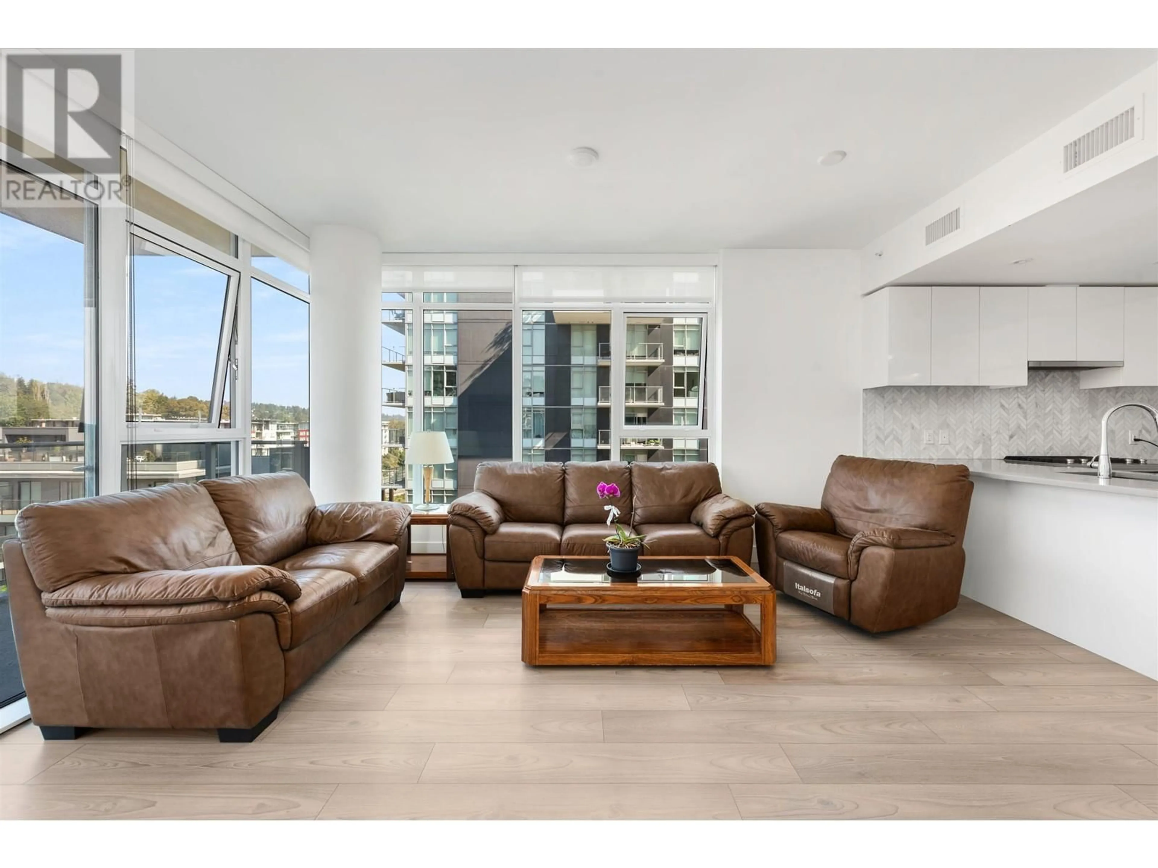 Living room, wood floors for 808 8570 RIVERGRASS DRIVE, Vancouver British Columbia V5S0H4