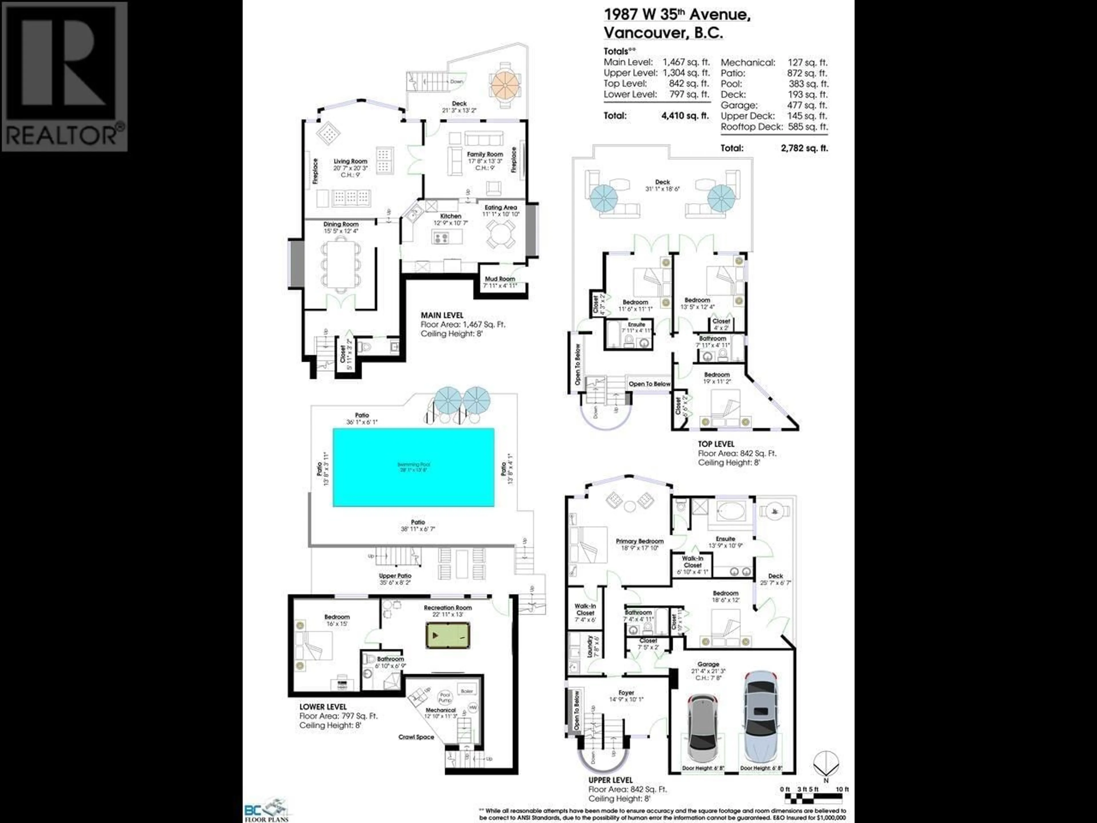 Floor plan for 1987 W 35TH AVENUE, Vancouver British Columbia V6M1H8