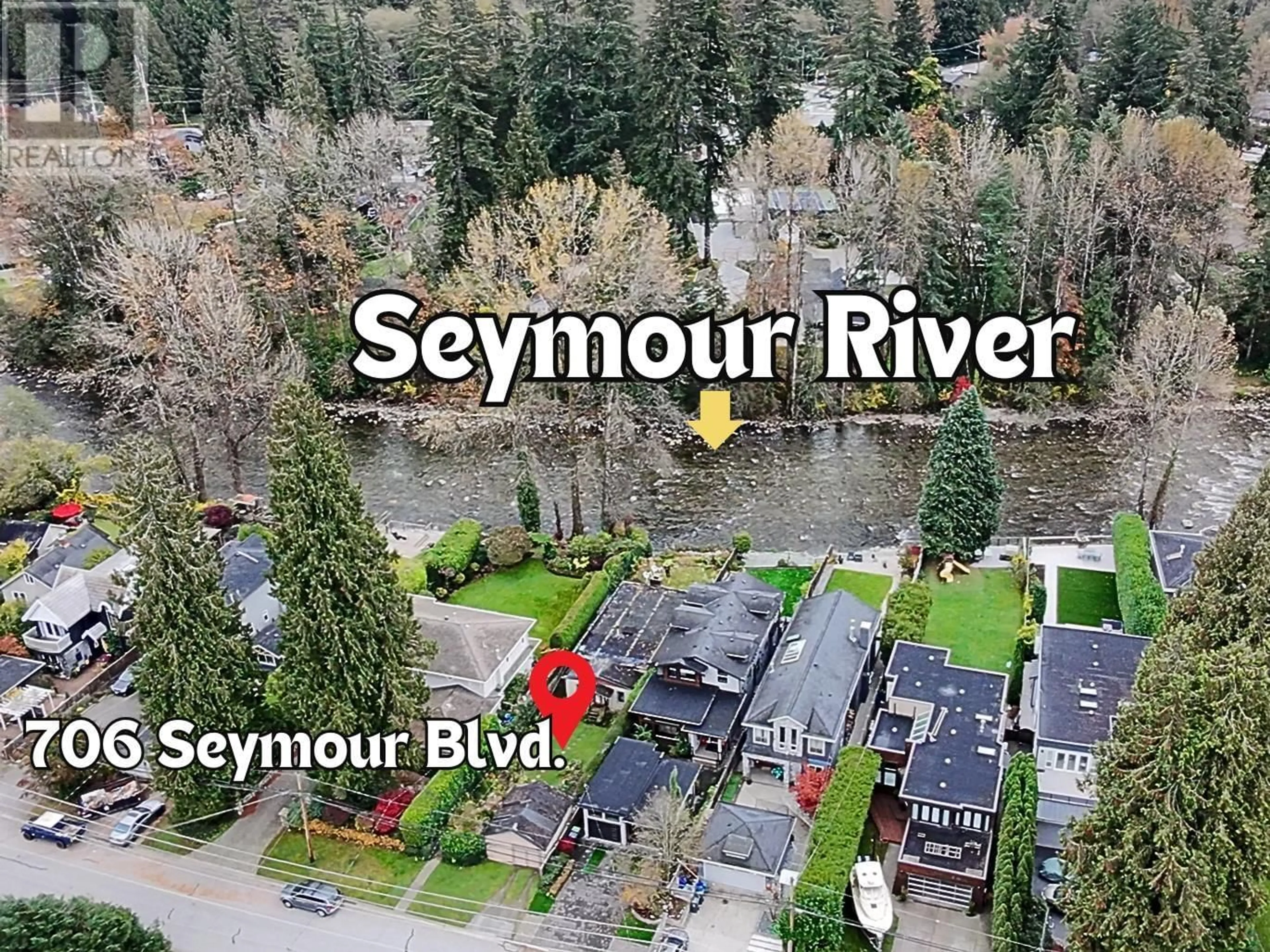 A pic from exterior of the house or condo, the view of lake or river for 706 SEYMOUR BOULEVARD, North Vancouver British Columbia V7J2J6