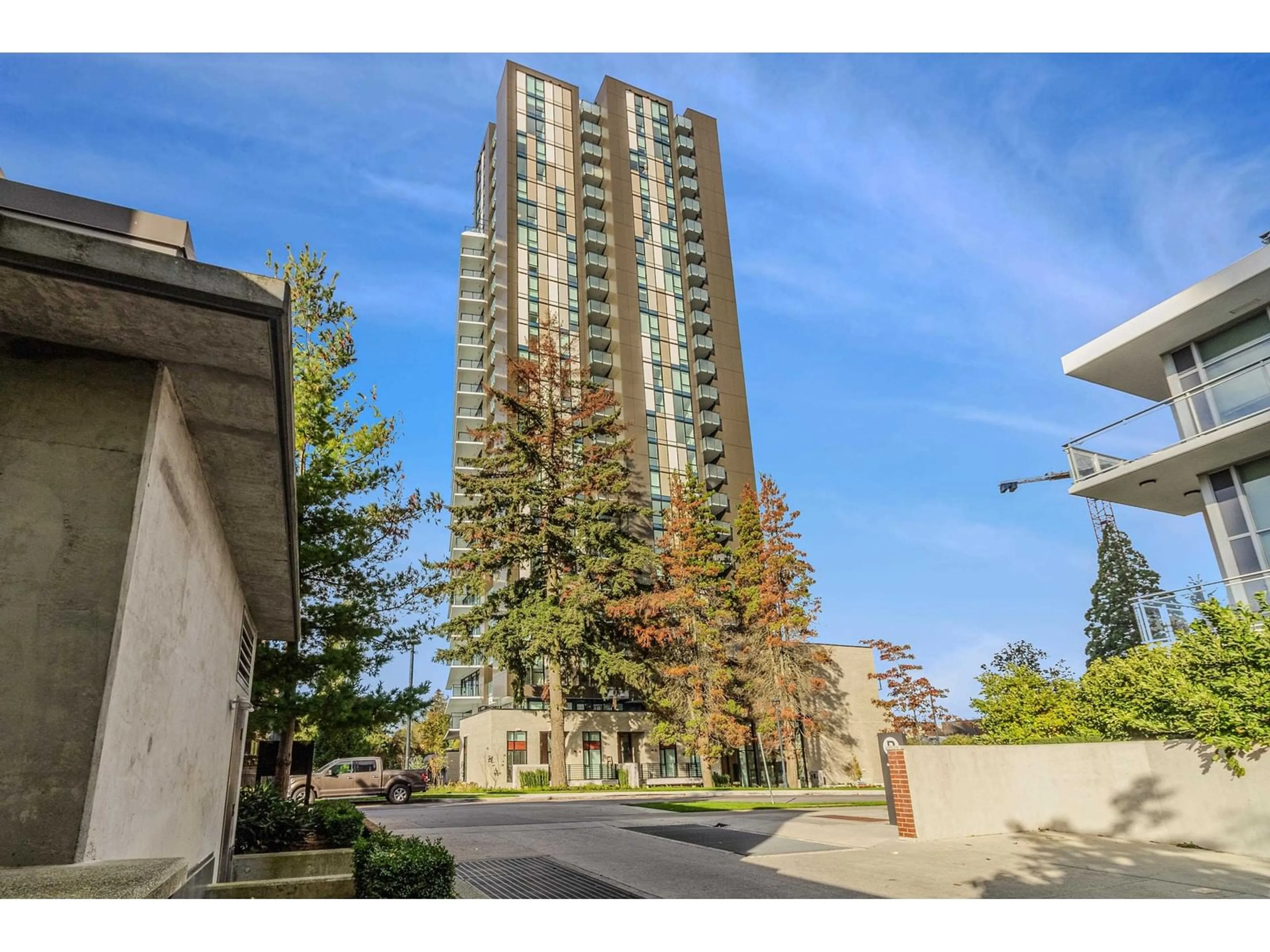 A pic from exterior of the house or condo, the street view for 2502 10333 133 STREET, Surrey British Columbia V3R2H4