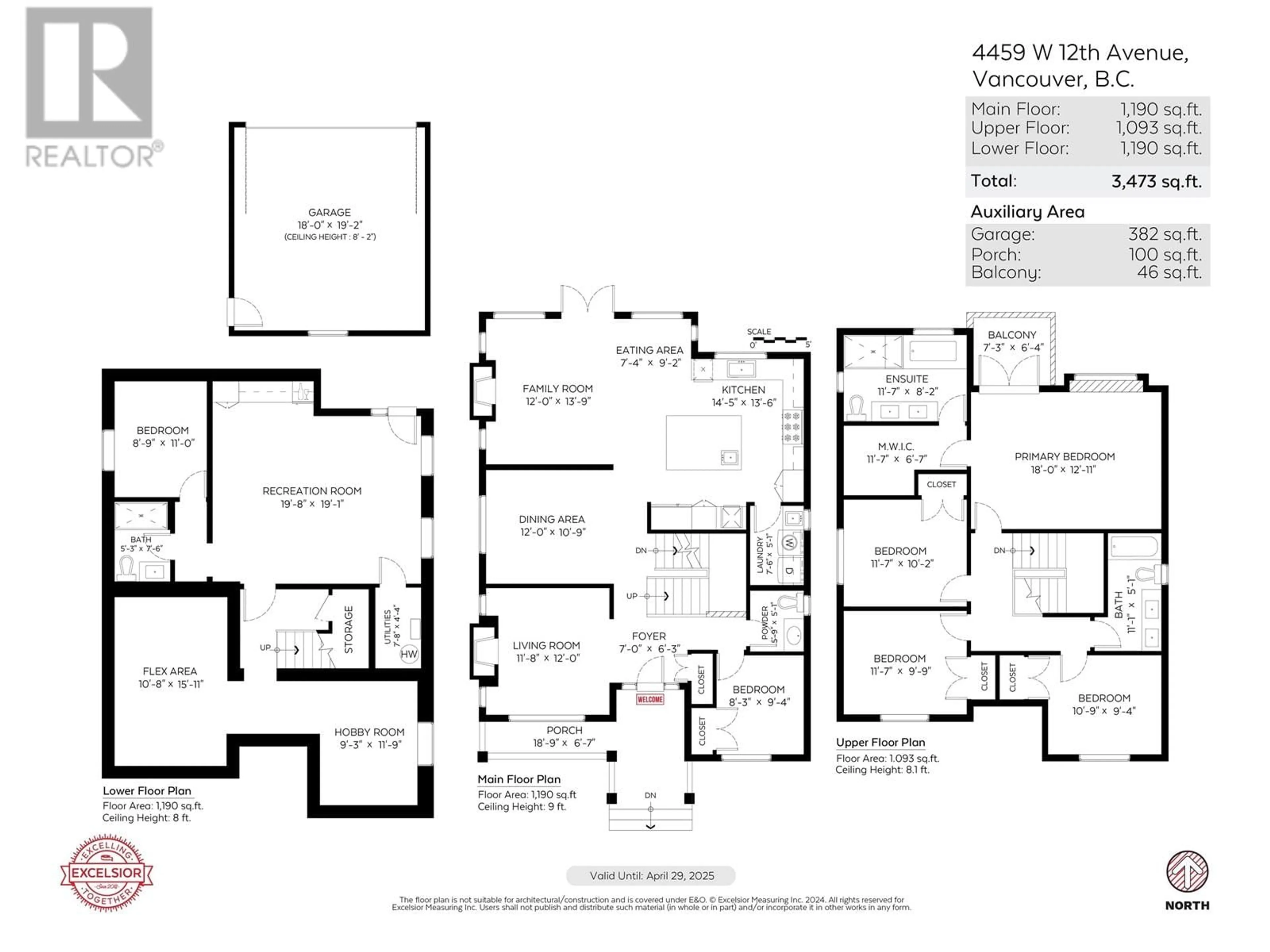 Floor plan for 4459 W 12TH AVENUE, Vancouver British Columbia V6R2R3