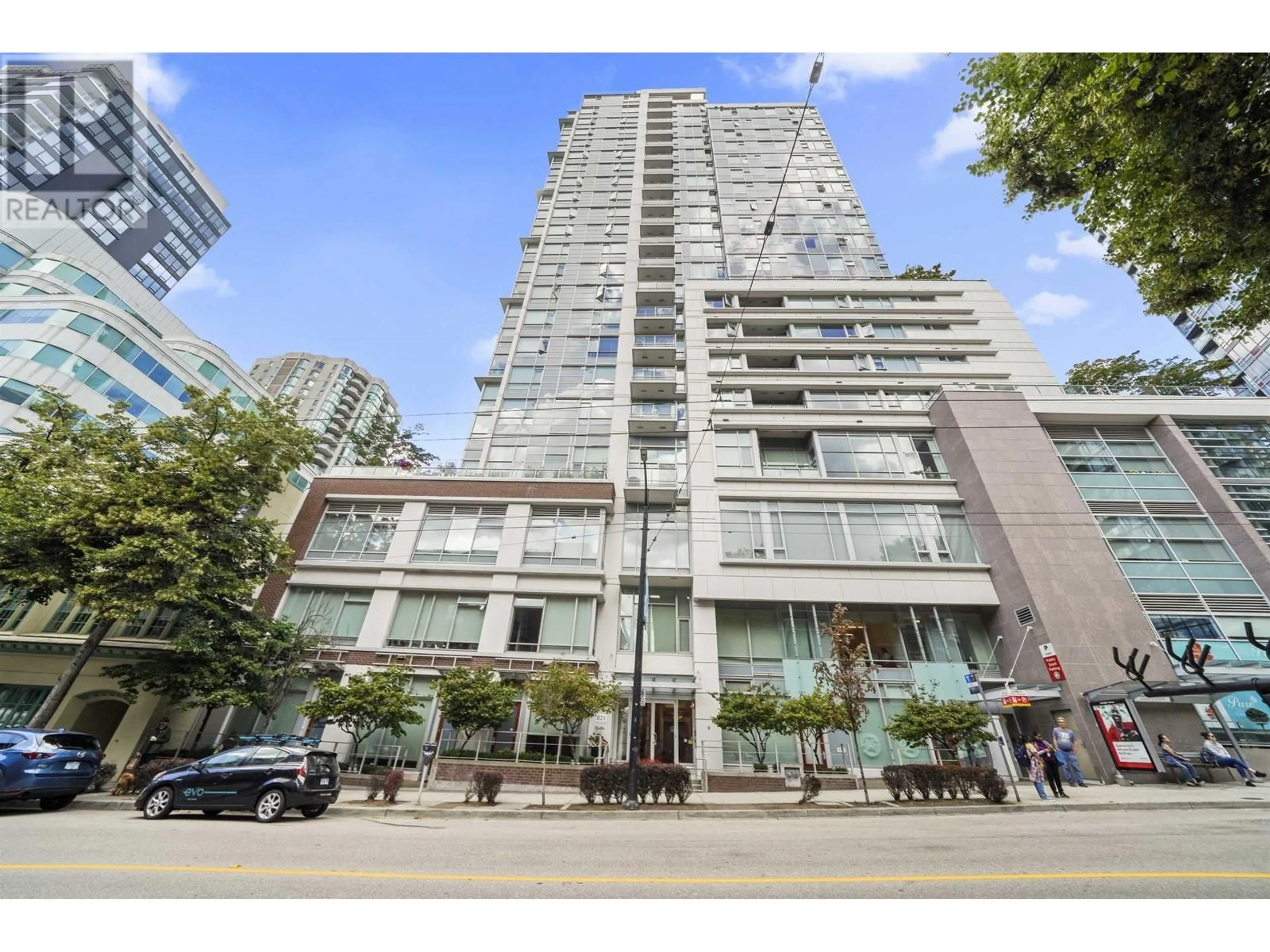 A pic from exterior of the house or condo, the street view for 505 821 CAMBIE STREET, Vancouver British Columbia V6B0E3