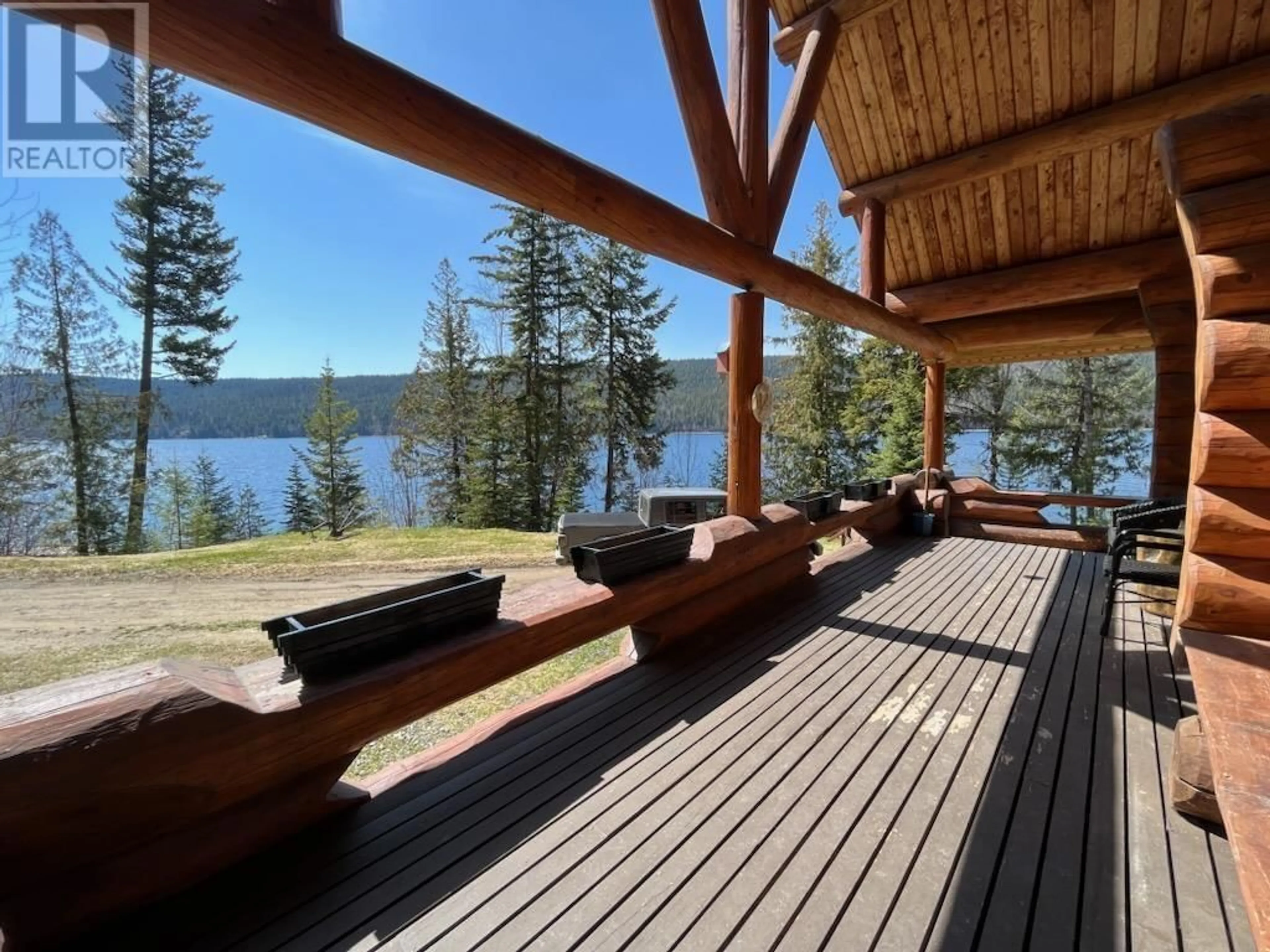 Patio, water/lake/river/ocean view for 5915 CEDAR CREEK ROAD, Likely British Columbia V0L1N0