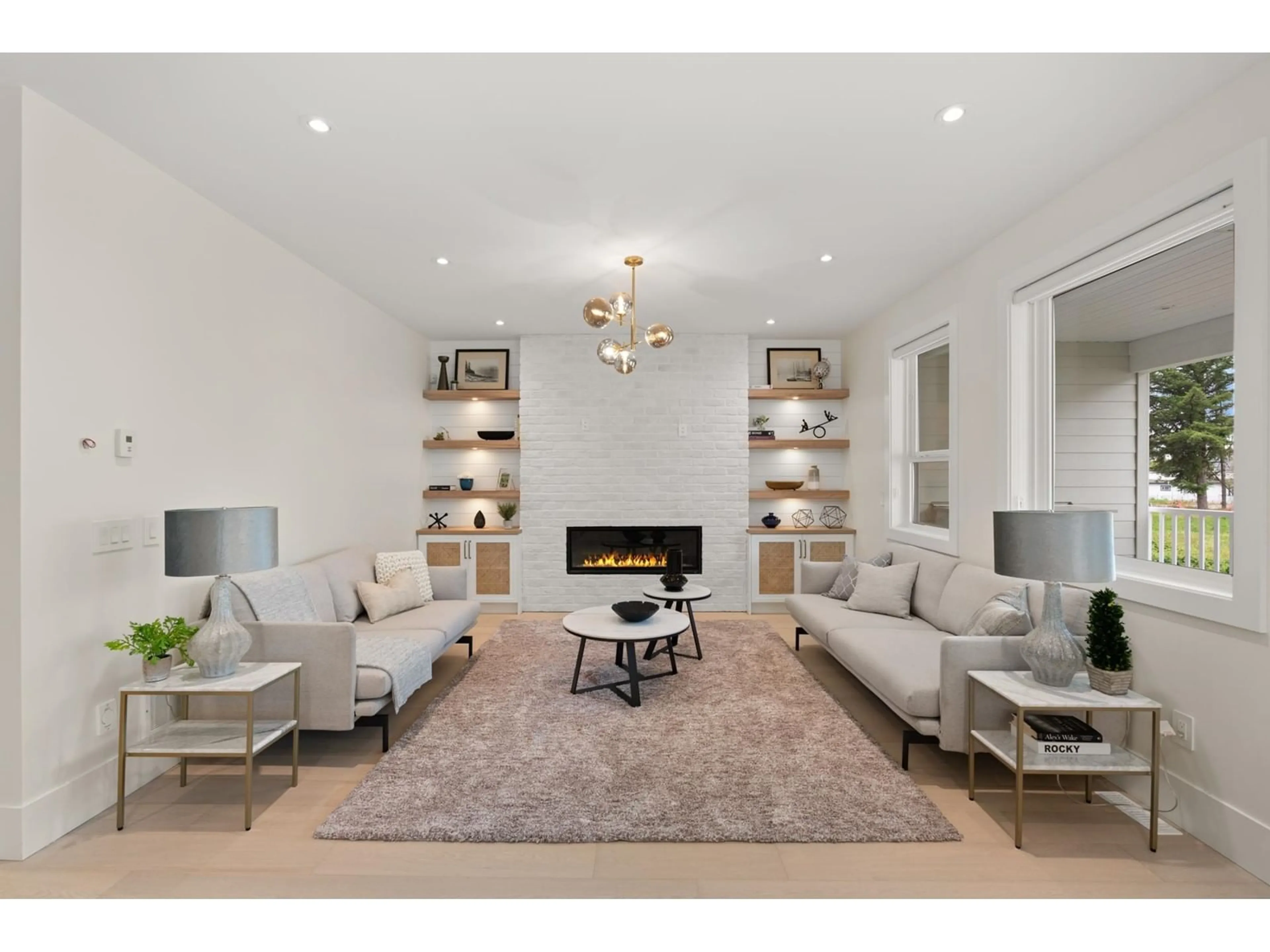 Living room, wood floors for 2 20343 98 AVENUE, Langley British Columbia V1M3E2