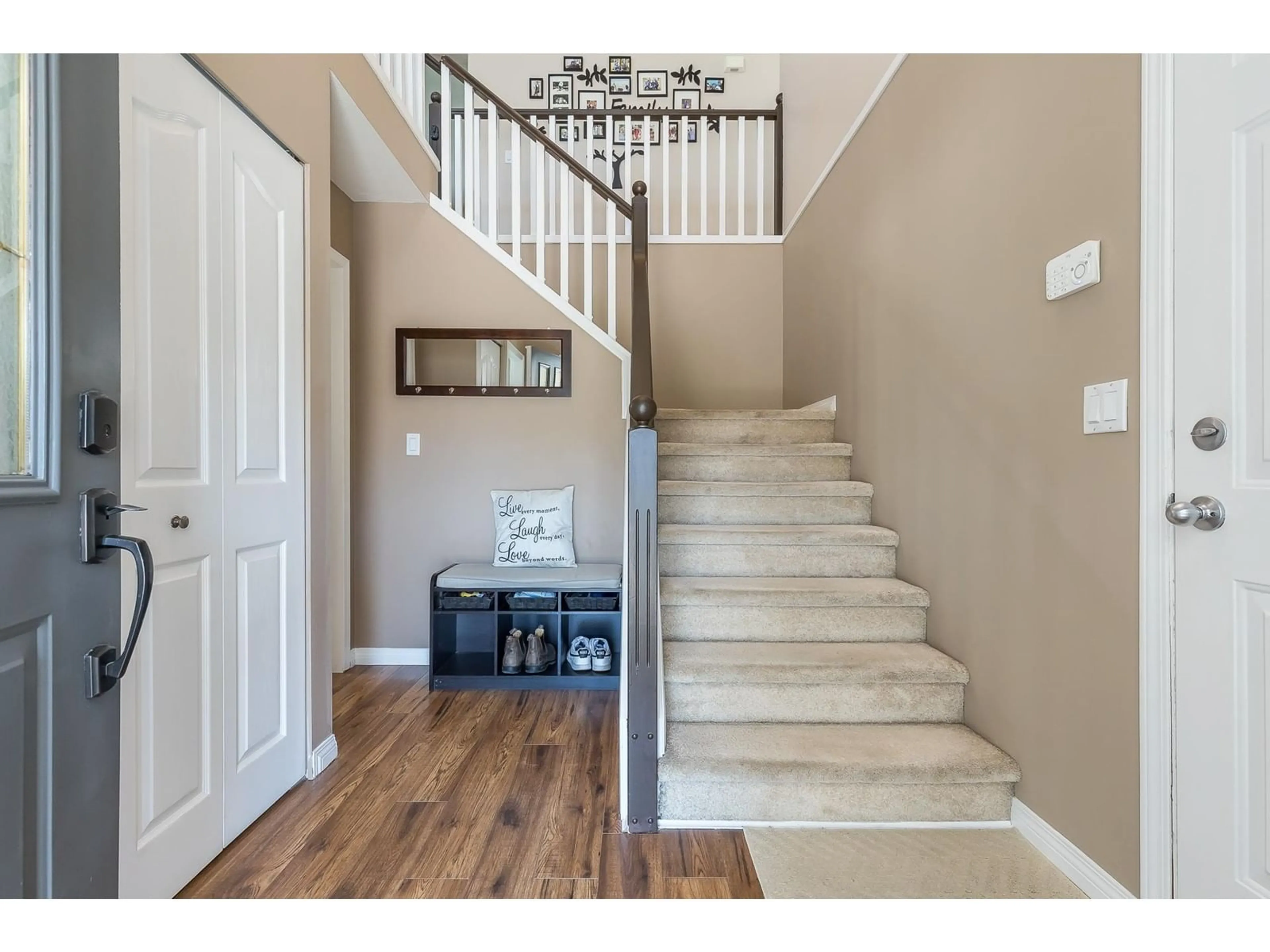 Indoor entryway, wood floors for 8138 TOPPER DRIVE, Mission British Columbia V2V7A8