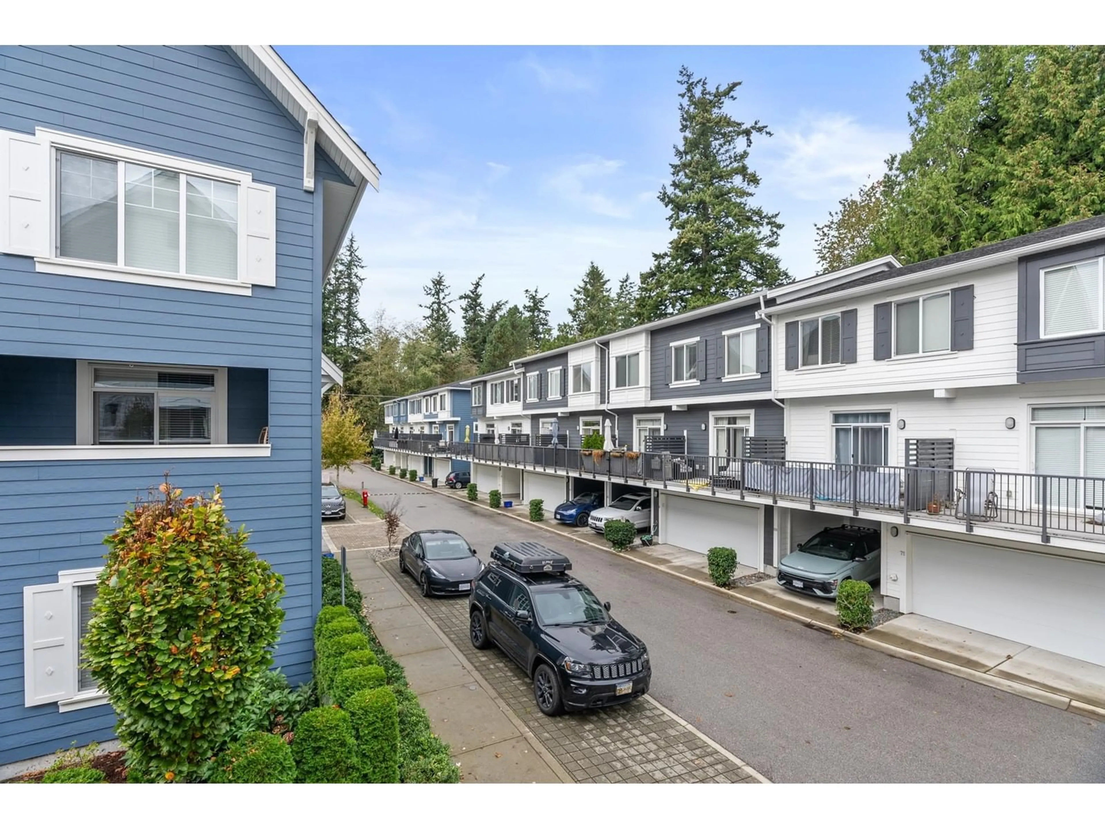 A pic from exterior of the house or condo, the street view for 63 158 171 STREET, Surrey British Columbia V3Z0X1