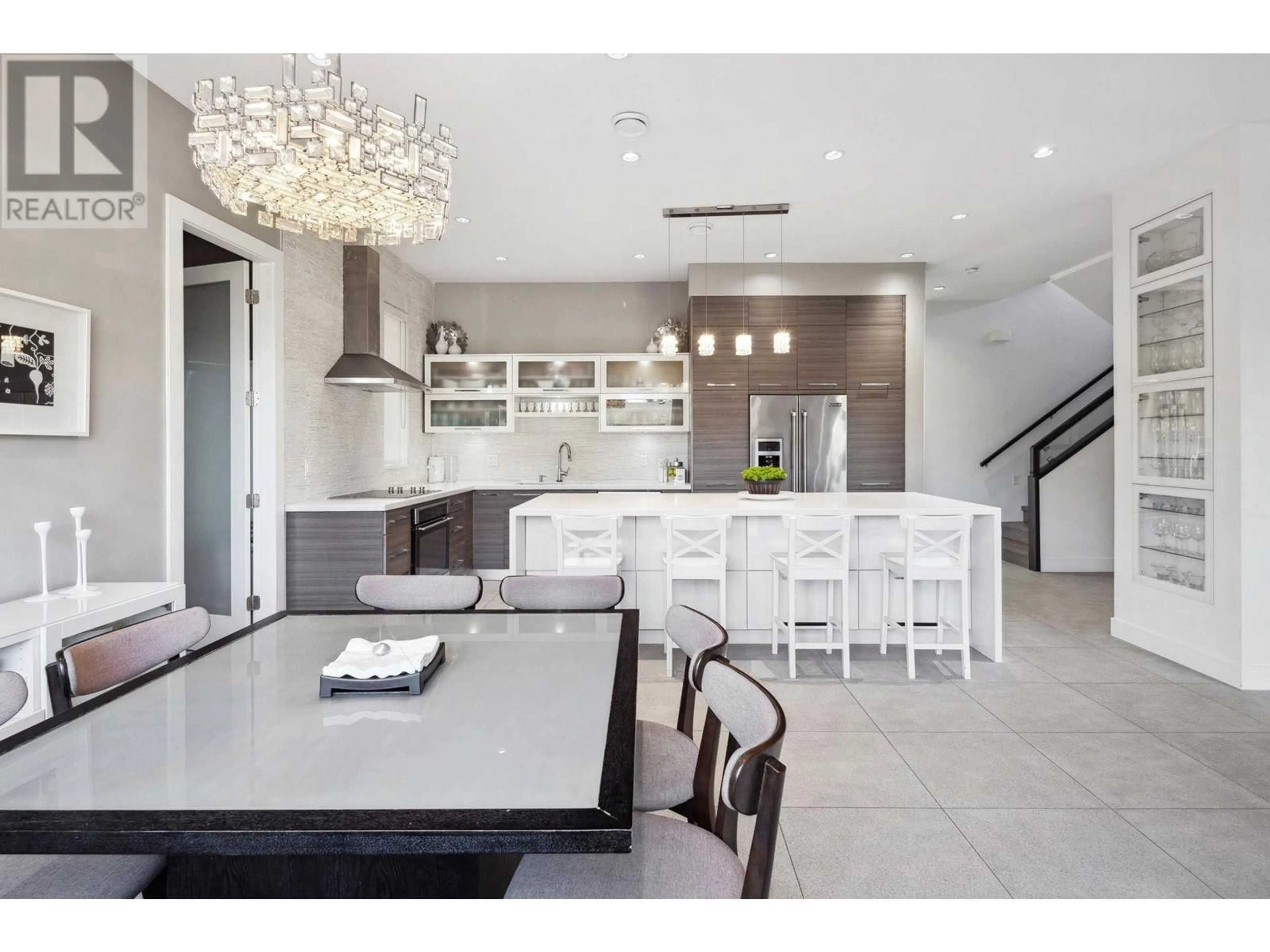 Contemporary kitchen, ceramic/tile floor for 4024 OXFORD STREET, Burnaby British Columbia V5C1C6