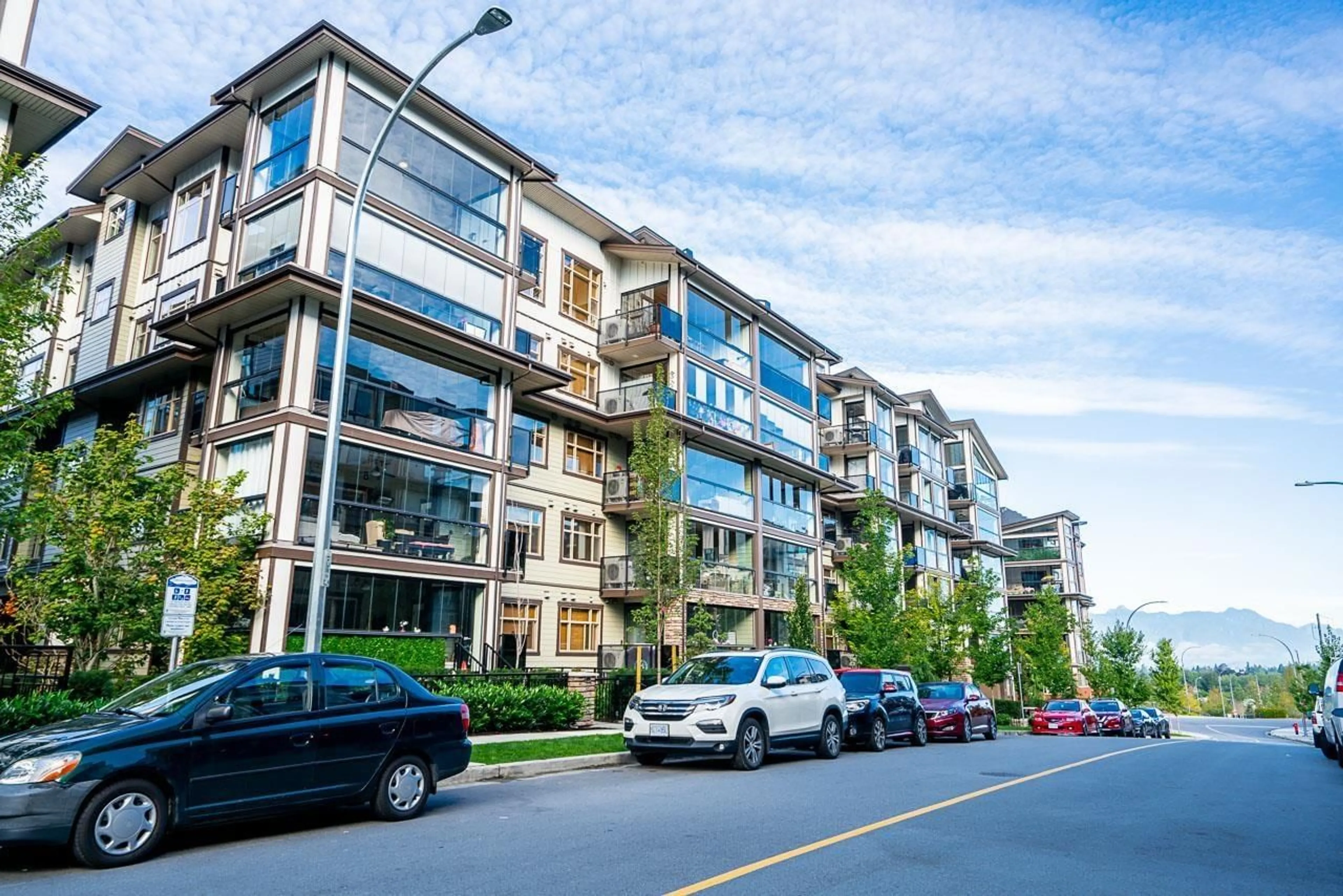 A pic from exterior of the house or condo, the street view for 202 8561 203A STREET, Langley British Columbia V2Y3L7