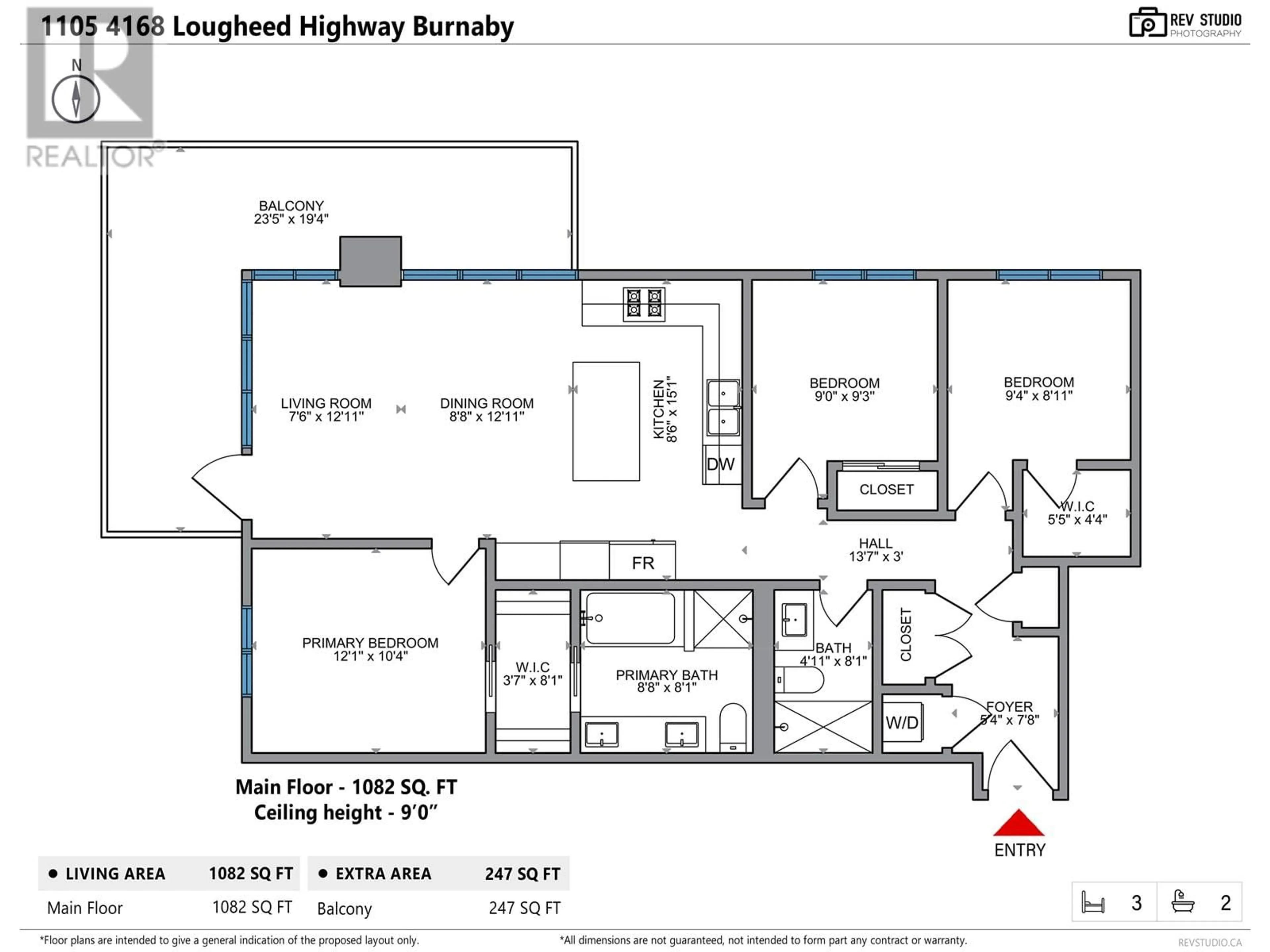 Floor plan for 1105 4168 LOUGHEED HIGHWAY, Burnaby British Columbia V5C0N9