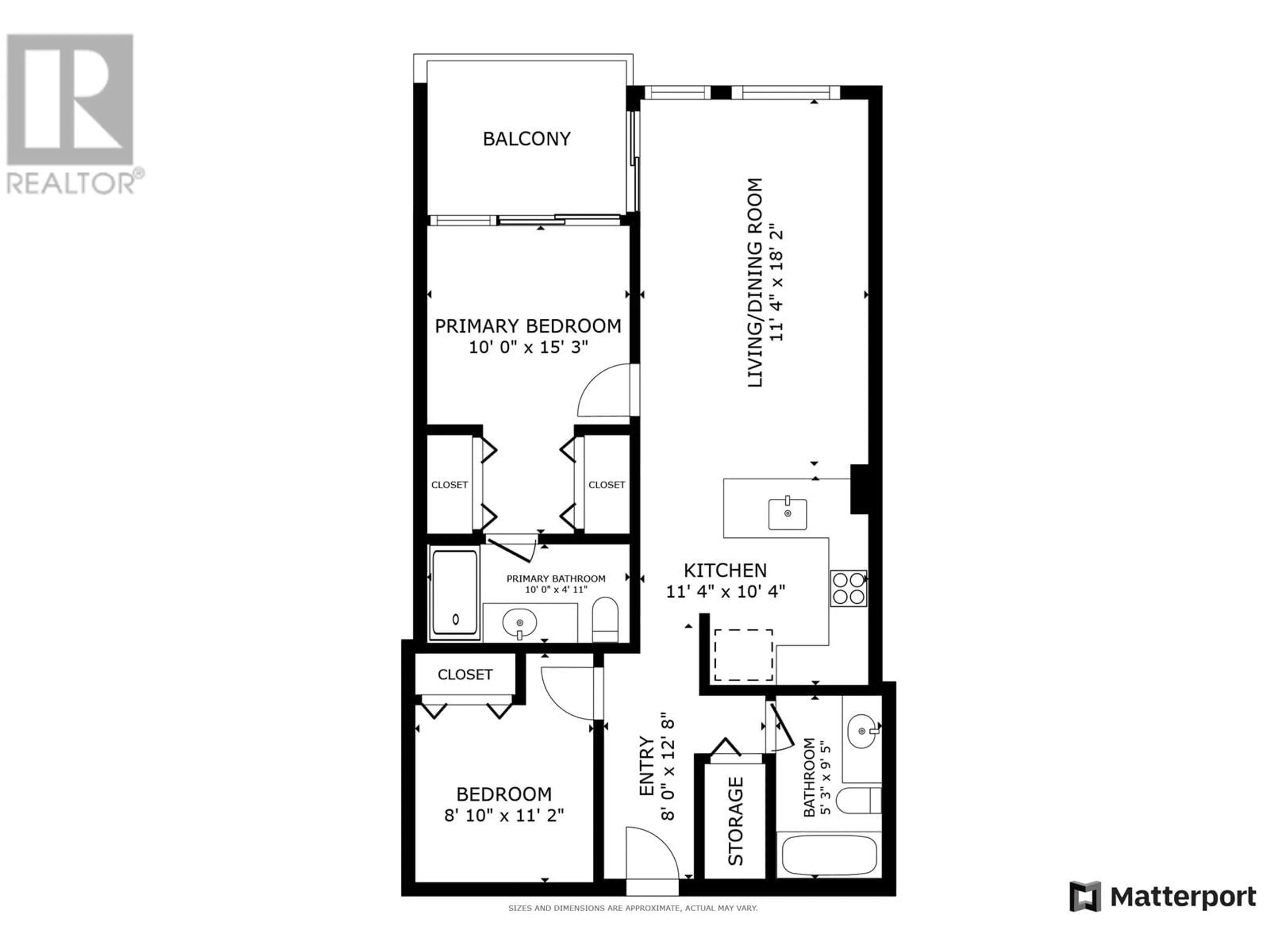 Floor plan for 302 10177 RIVER DRIVE, Richmond British Columbia V6X0S2