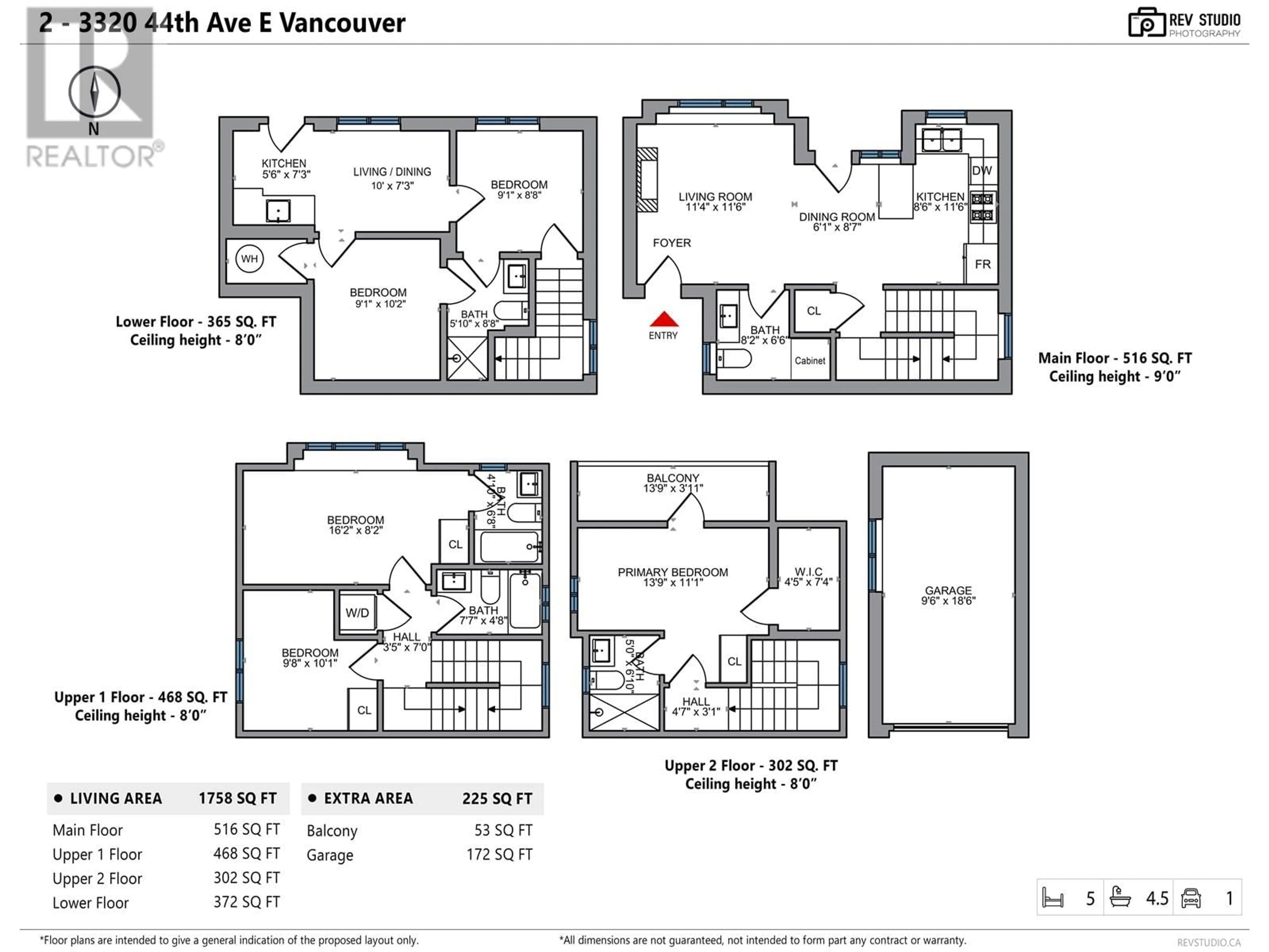 Floor plan for 2 3320 E 44TH AVENUE, Vancouver British Columbia V5R3B4