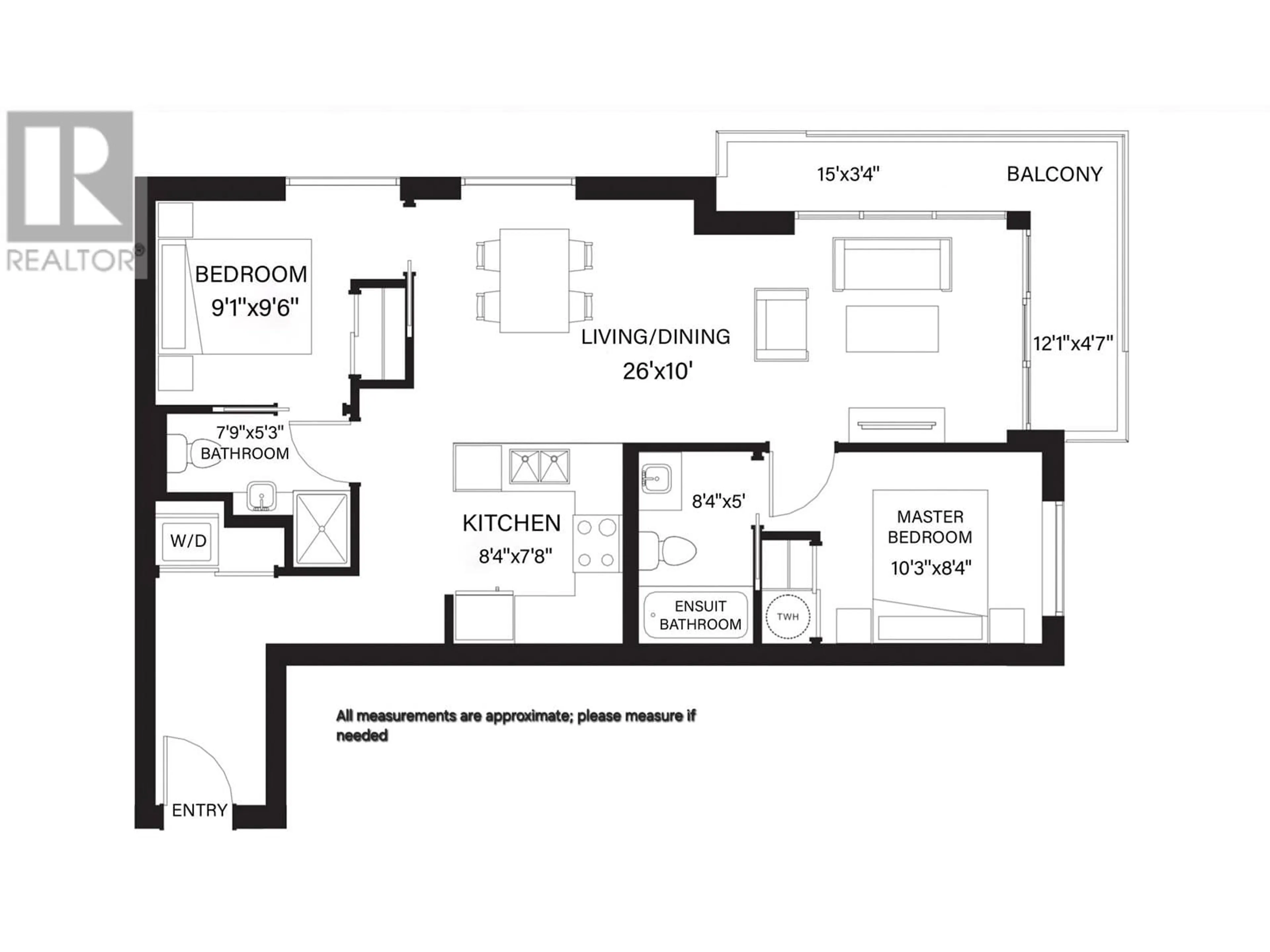 Floor plan for 206 688 E 19TH AVENUE, Vancouver British Columbia V5V4C5