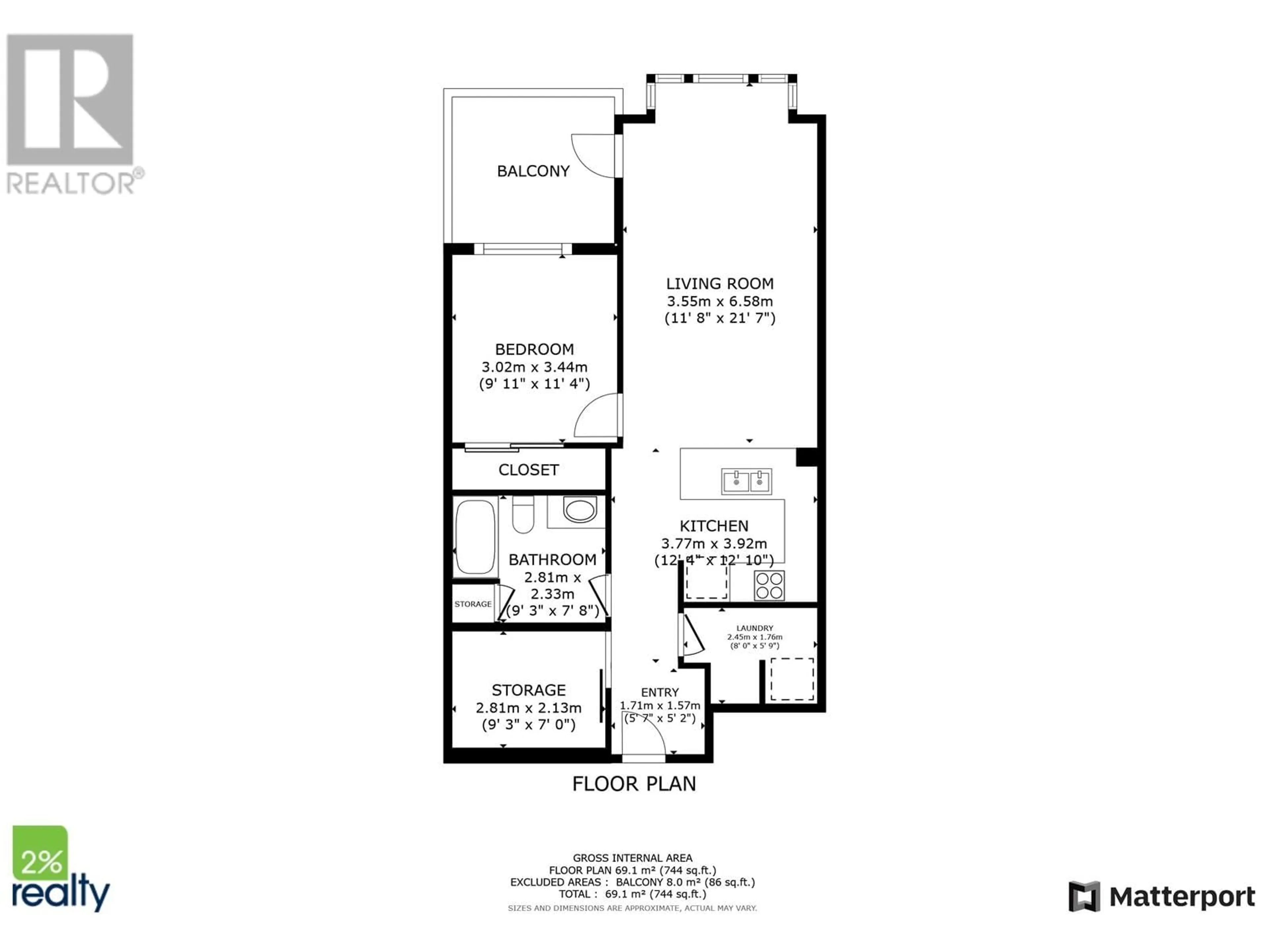 Floor plan for 212 2393 RANGER LANE, Port Coquitlam British Columbia V3B0P5