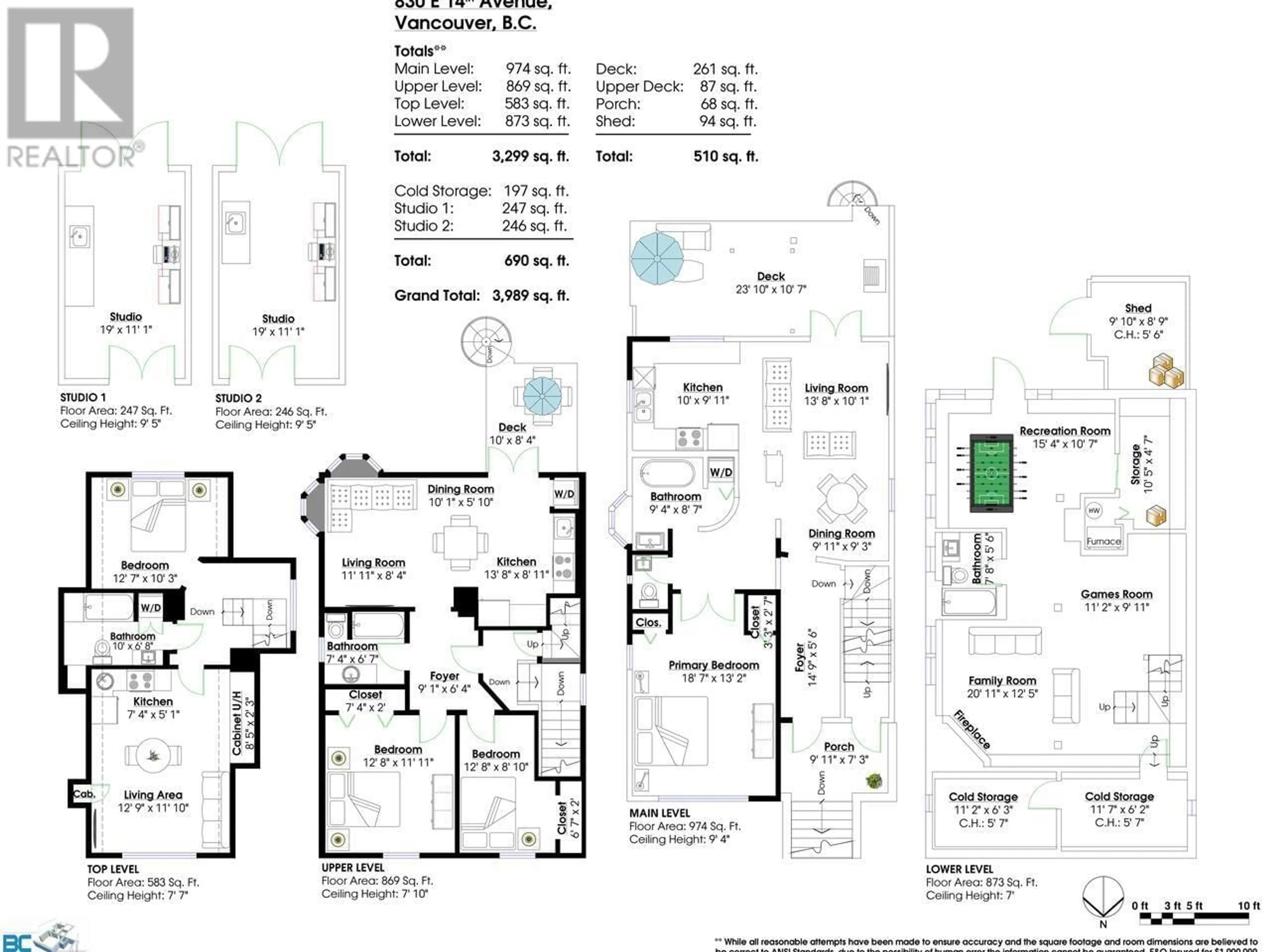 Floor plan for 830 E 14TH AVENUE, Vancouver British Columbia V5T2N6