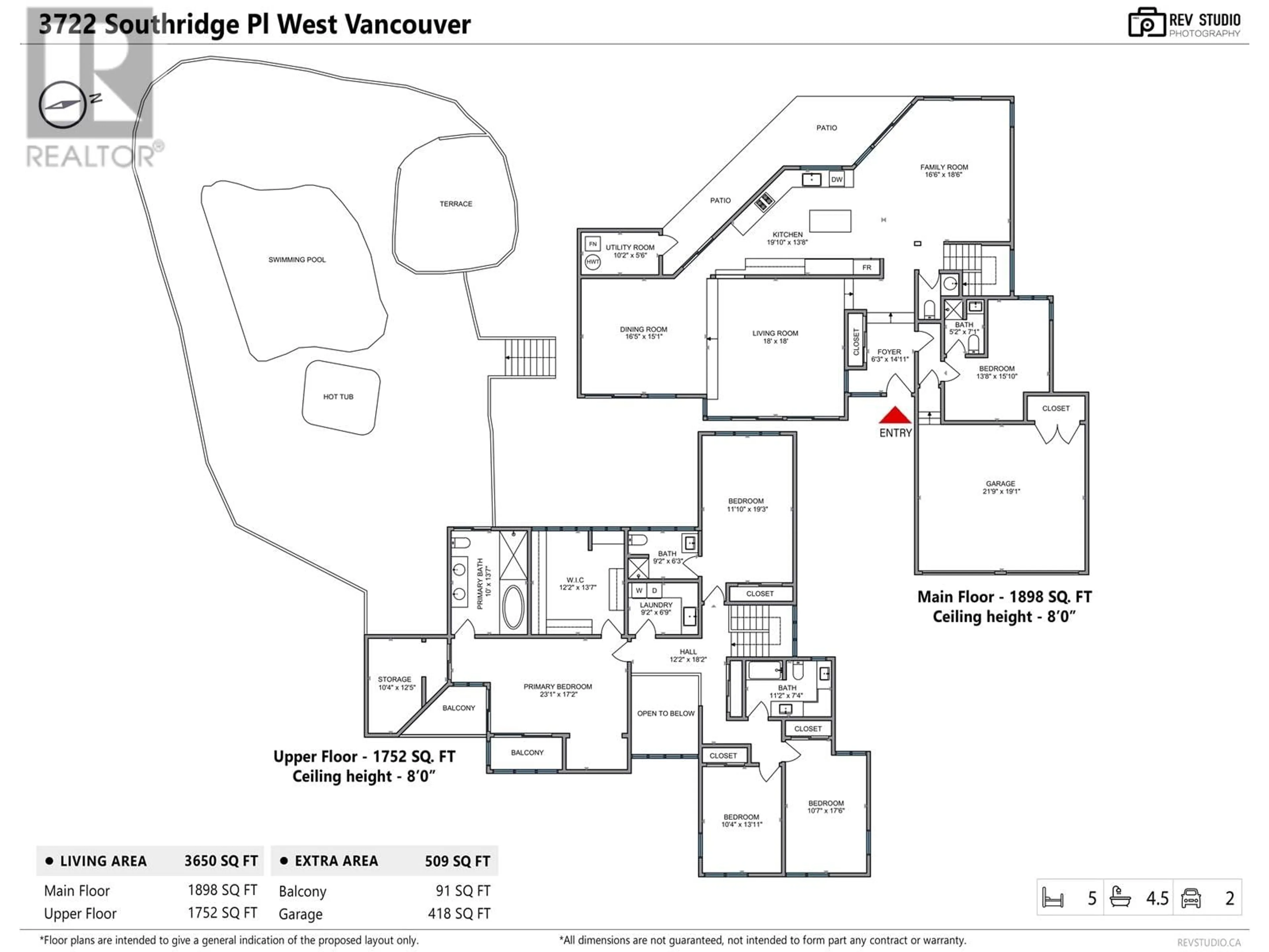 Floor plan for 3722 SOUTHRIDGE PLACE, West Vancouver British Columbia V7V3H8