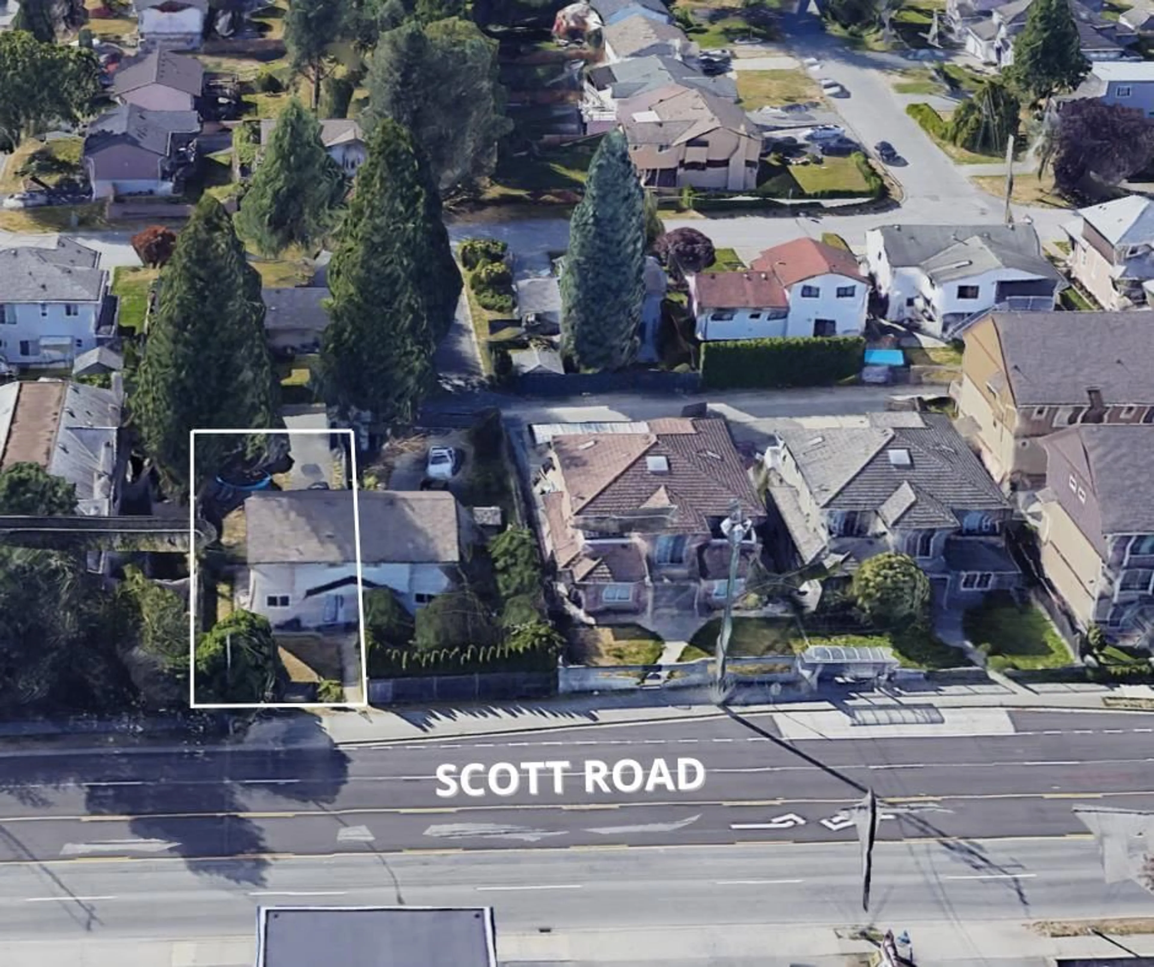 A pic from outside/outdoor area/front of a property/back of a property/a pic from drone, street for 7815 120, Delta British Columbia V4C6P6
