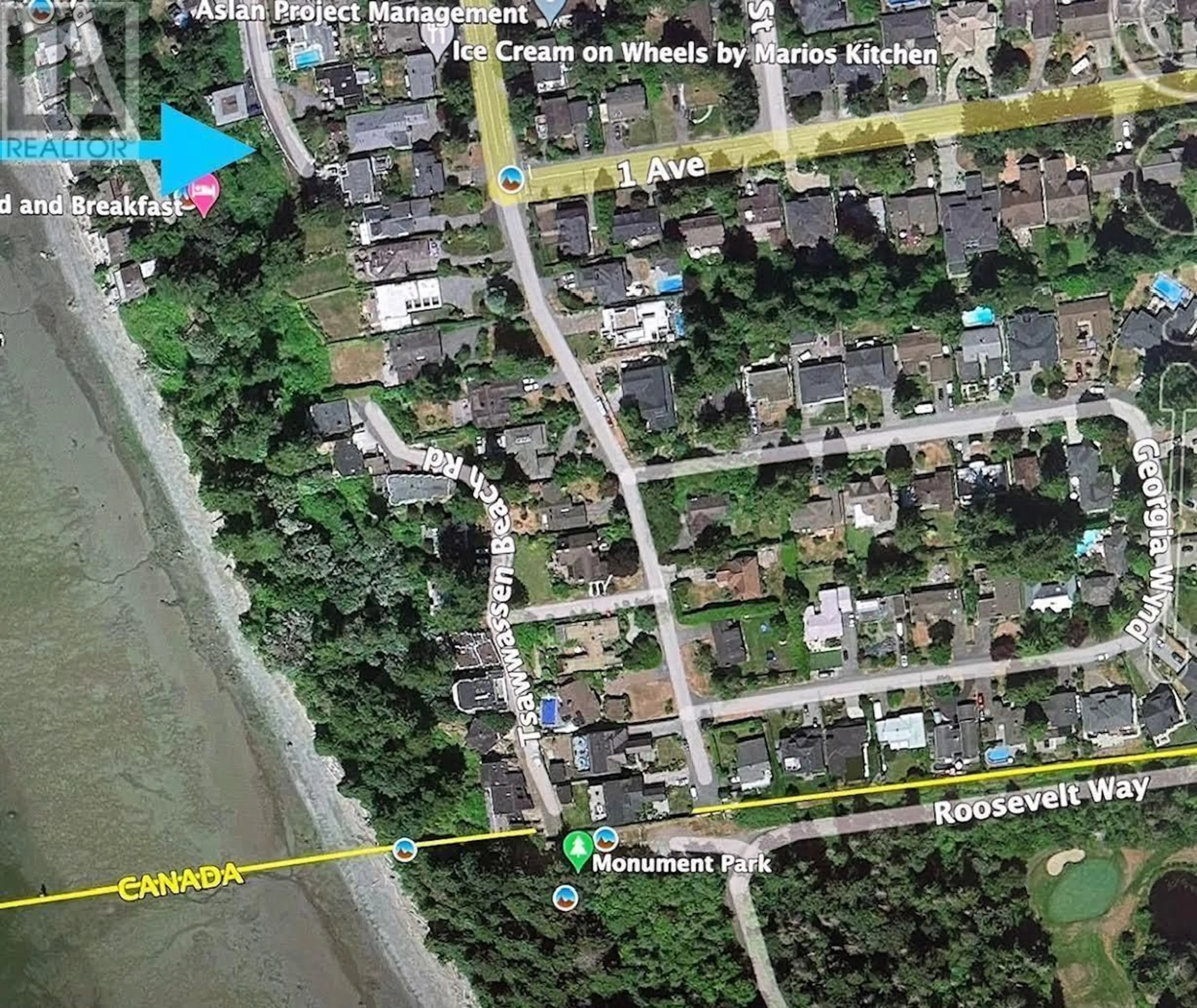 Picture of a map for 111 GRAHAM DRIVE, Delta British Columbia V4M2J4