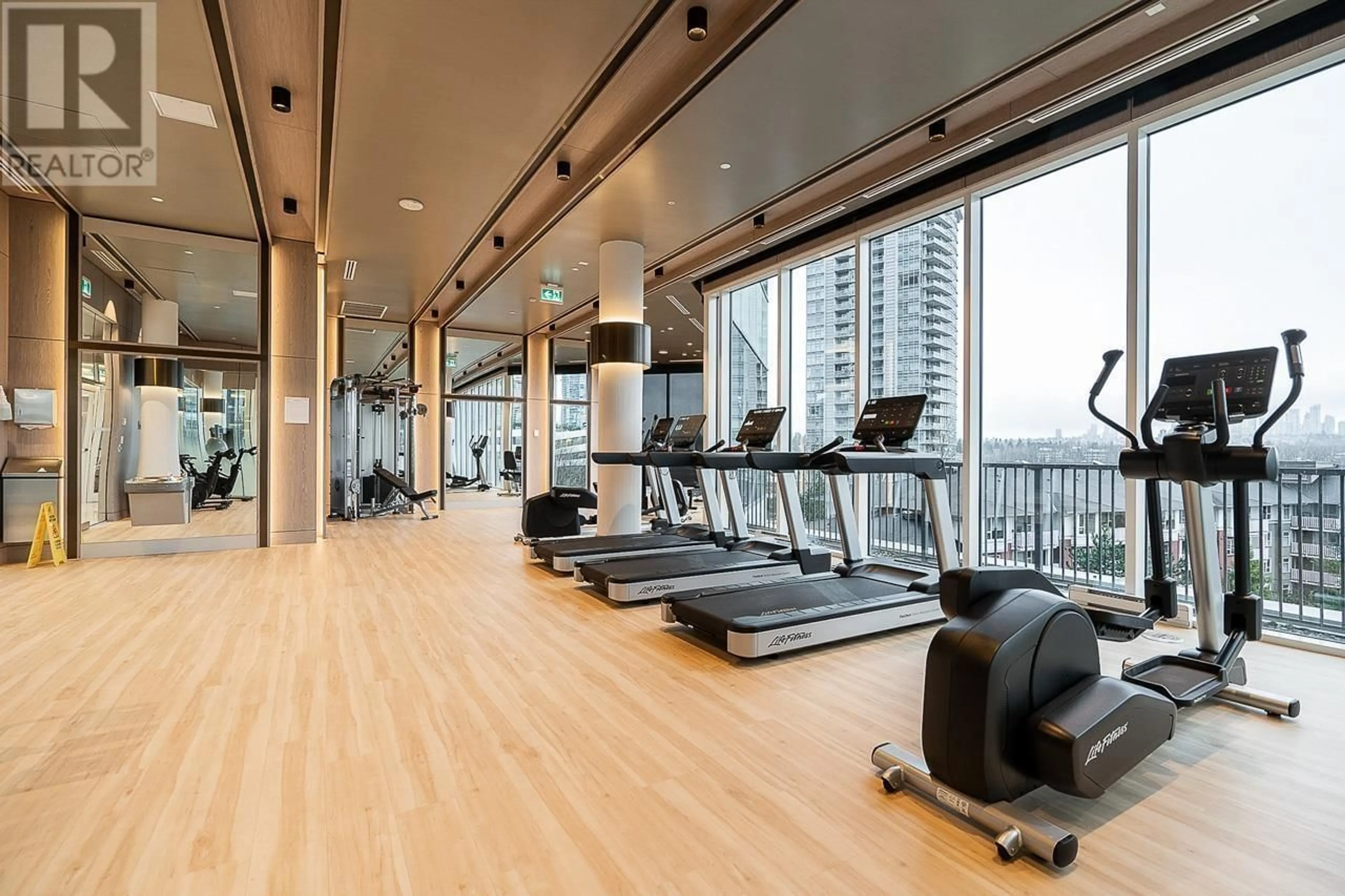 Gym or fitness room, wood floors for 508 4720 LOUGHEED HIGHWAY, Burnaby British Columbia V5C0M8