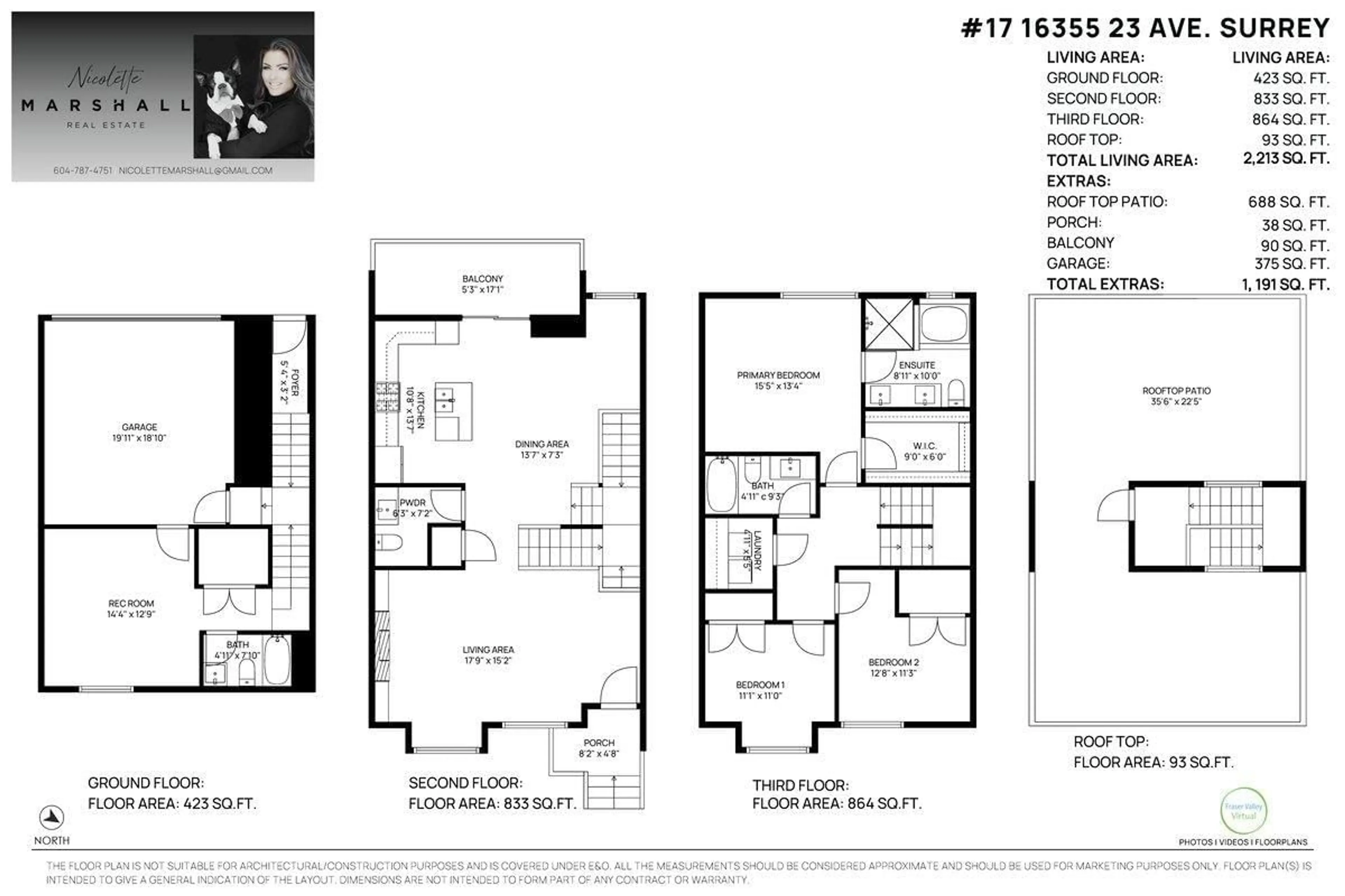 Floor plan for 17 16355 23 AVENUE, Surrey British Columbia V3Z0W1