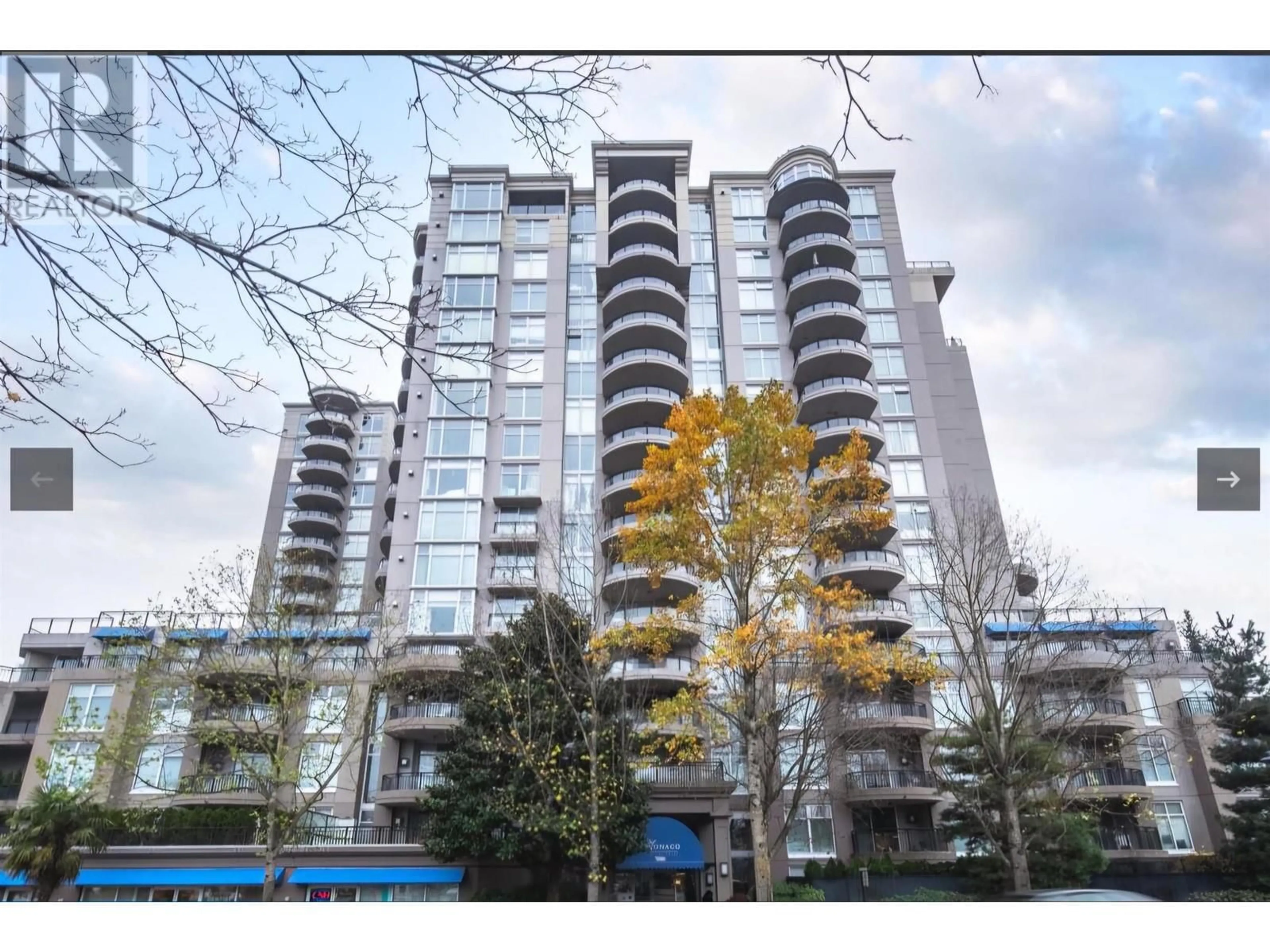 A pic from exterior of the house or condo, the front or back of building for 1701 8460 GRANVILLE AVENUE, Richmond British Columbia V6Y4E7