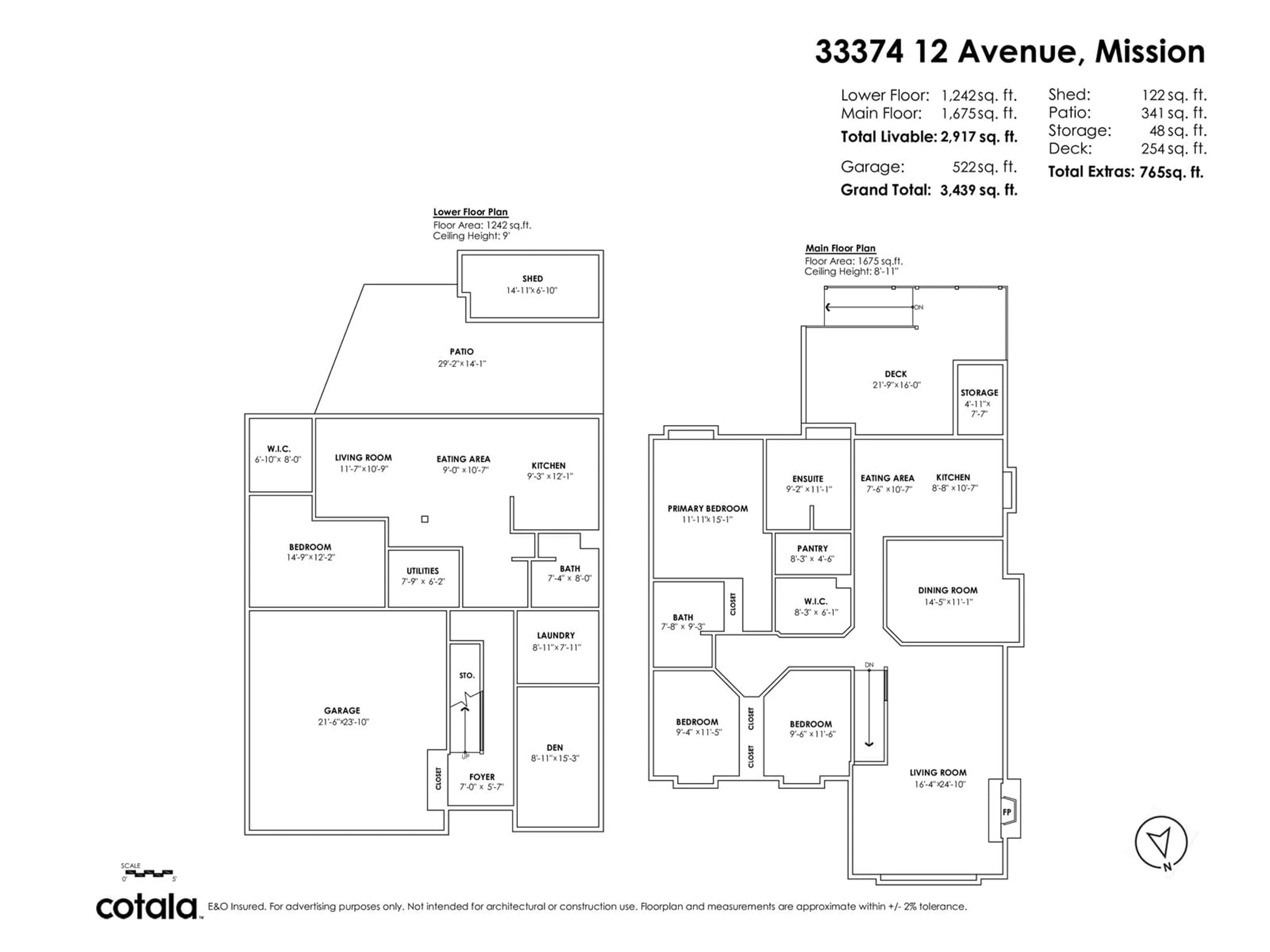 Floor plan for 33374 12TH AVENUE, Mission British Columbia V2V5Z6