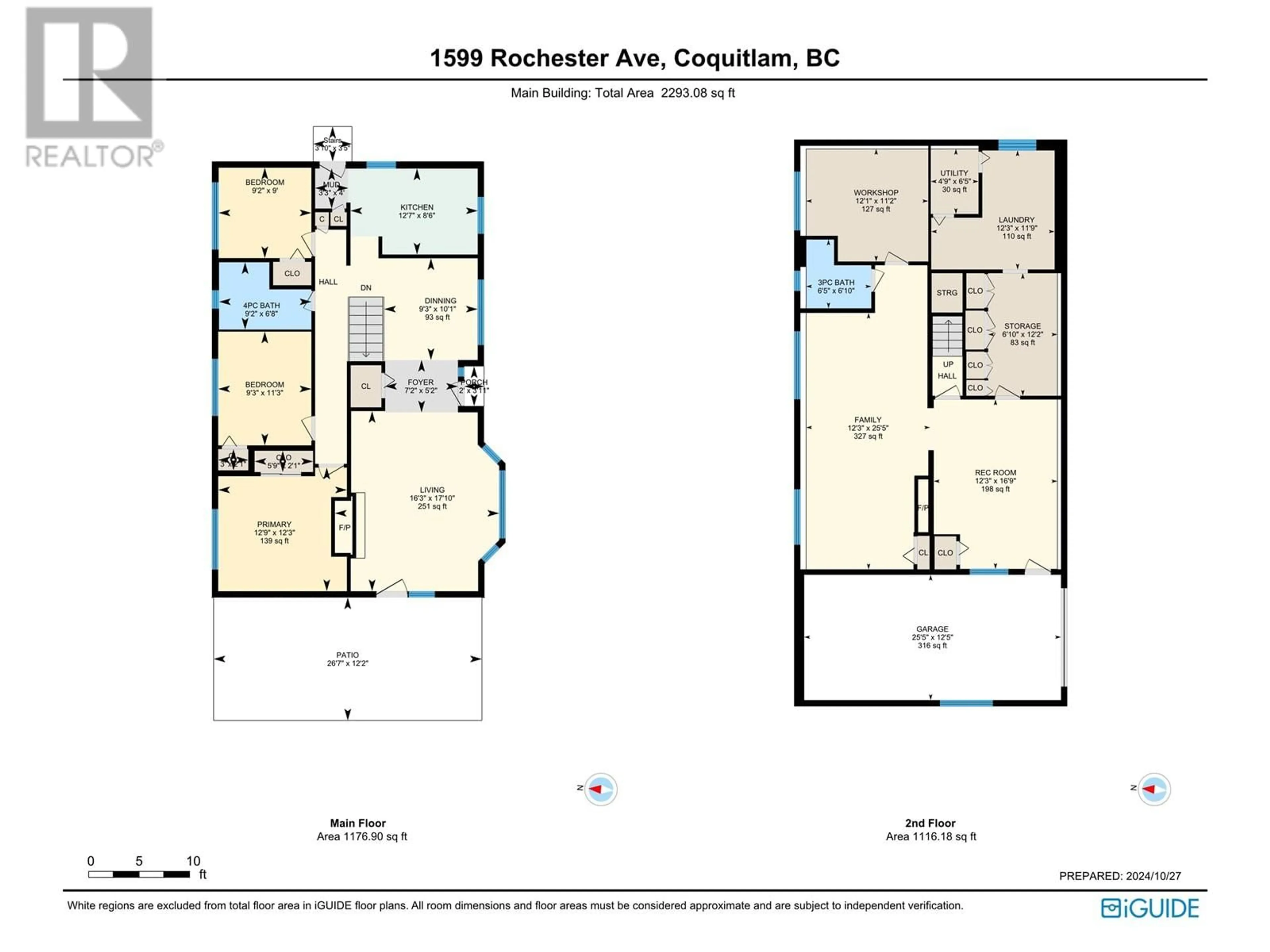 Floor plan for 1599 ROCHESTER AVENUE, Coquitlam British Columbia V3K2X7