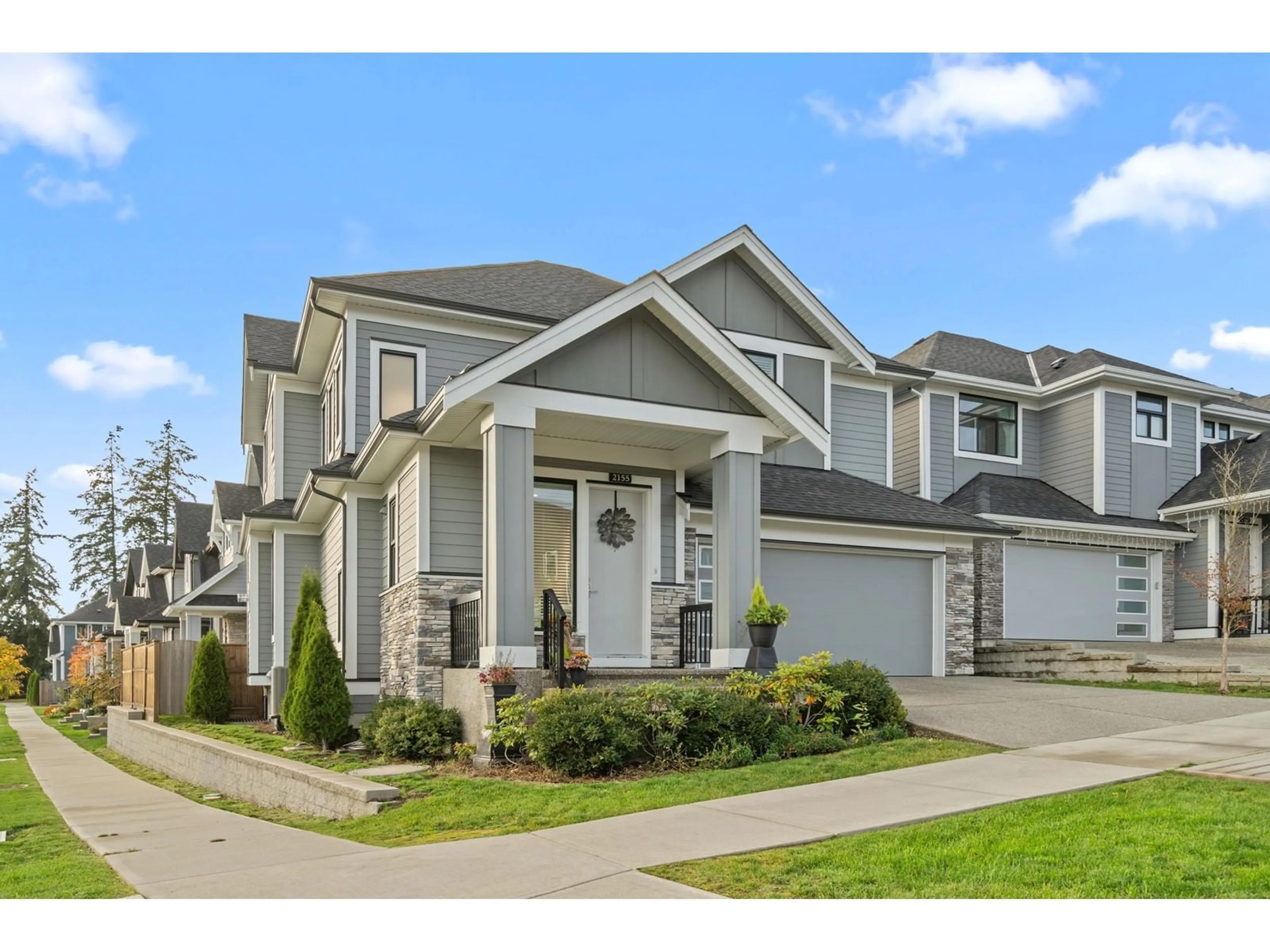 Frontside or backside of a home, the street view for 2155 167 STREET, Surrey British Columbia V3Z9X9